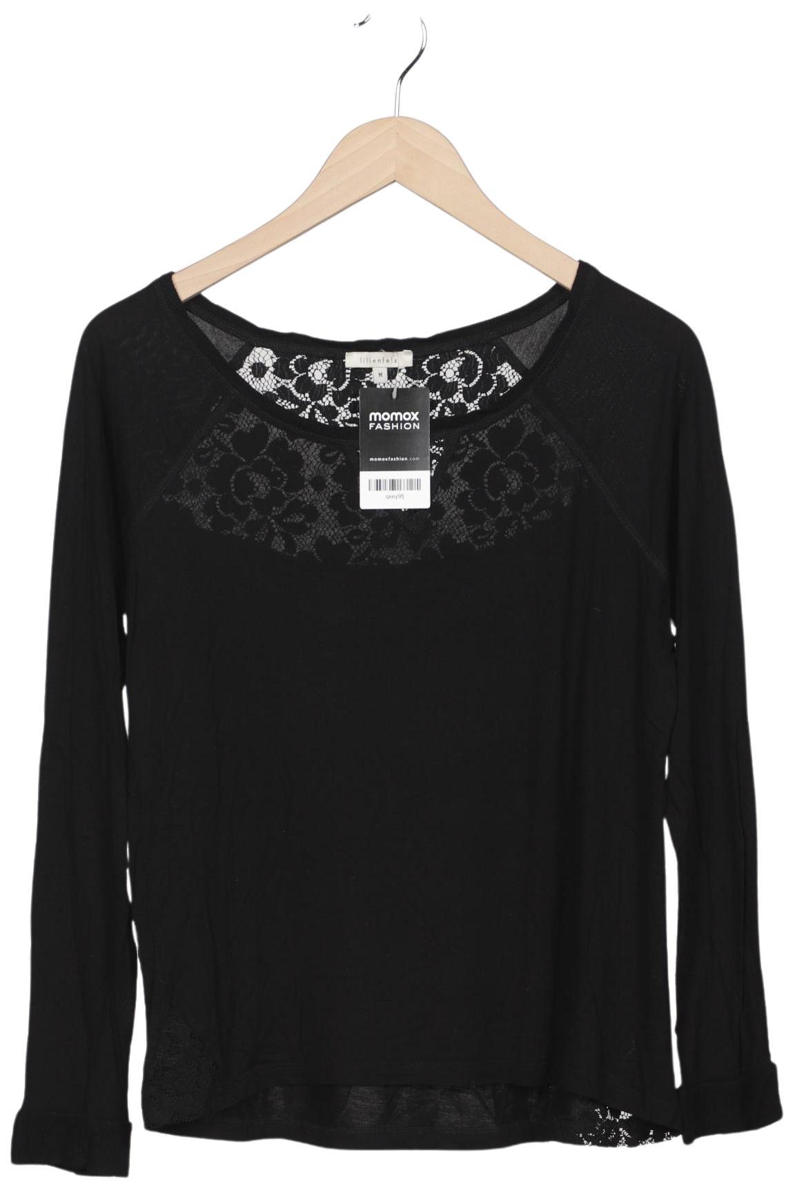 

lilienfels Damen Langarmshirt, schwarz, Gr. 38