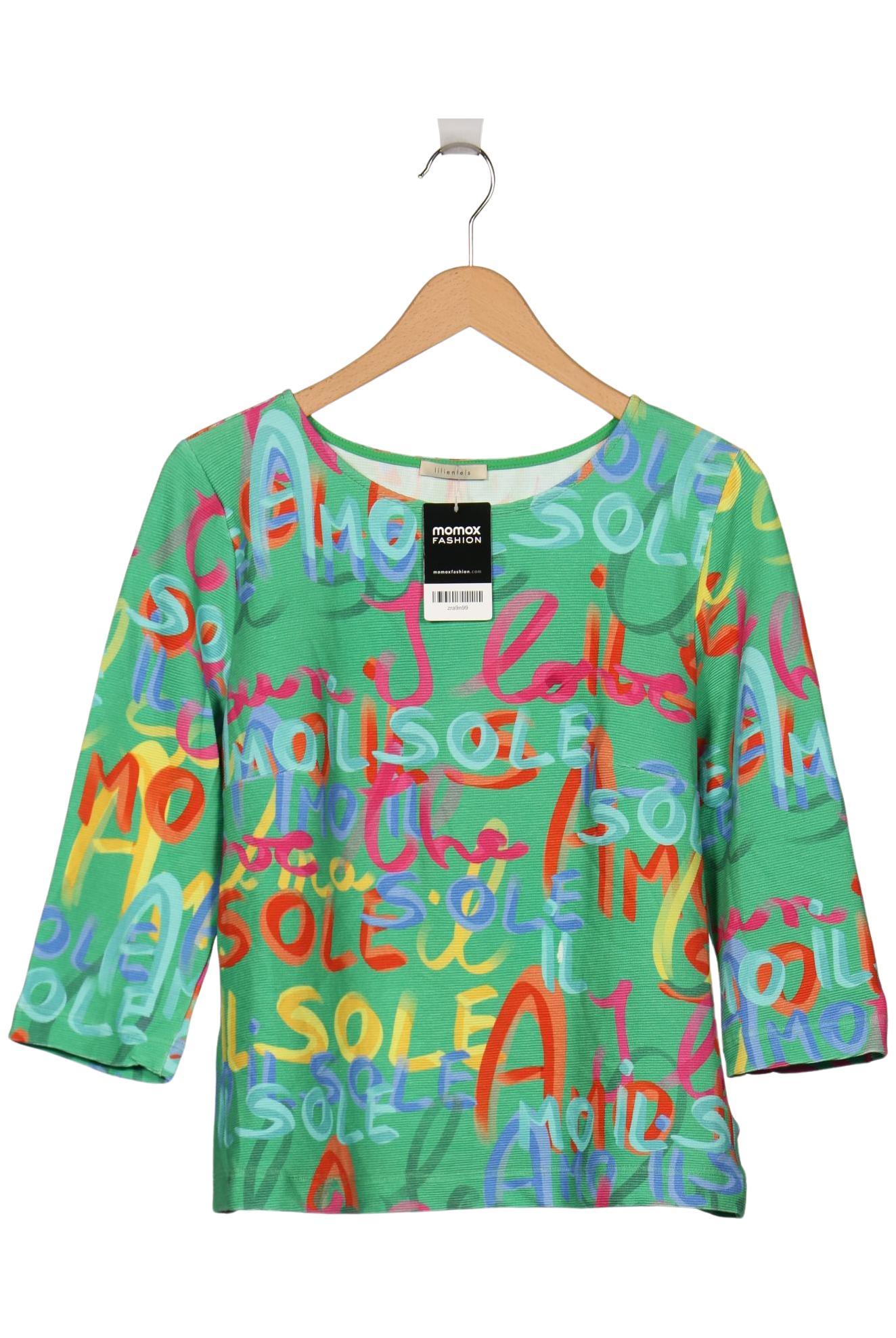 

lilienfels Damen Langarmshirt, grün, Gr. 38