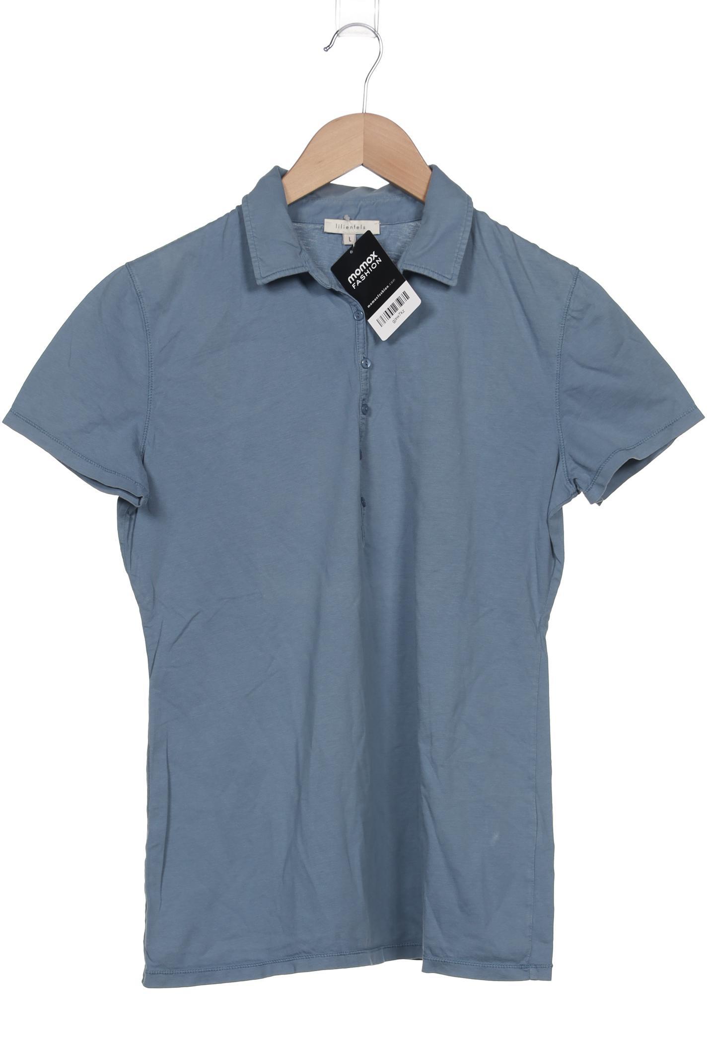 

lilienfels Damen Poloshirt, blau, Gr. 42