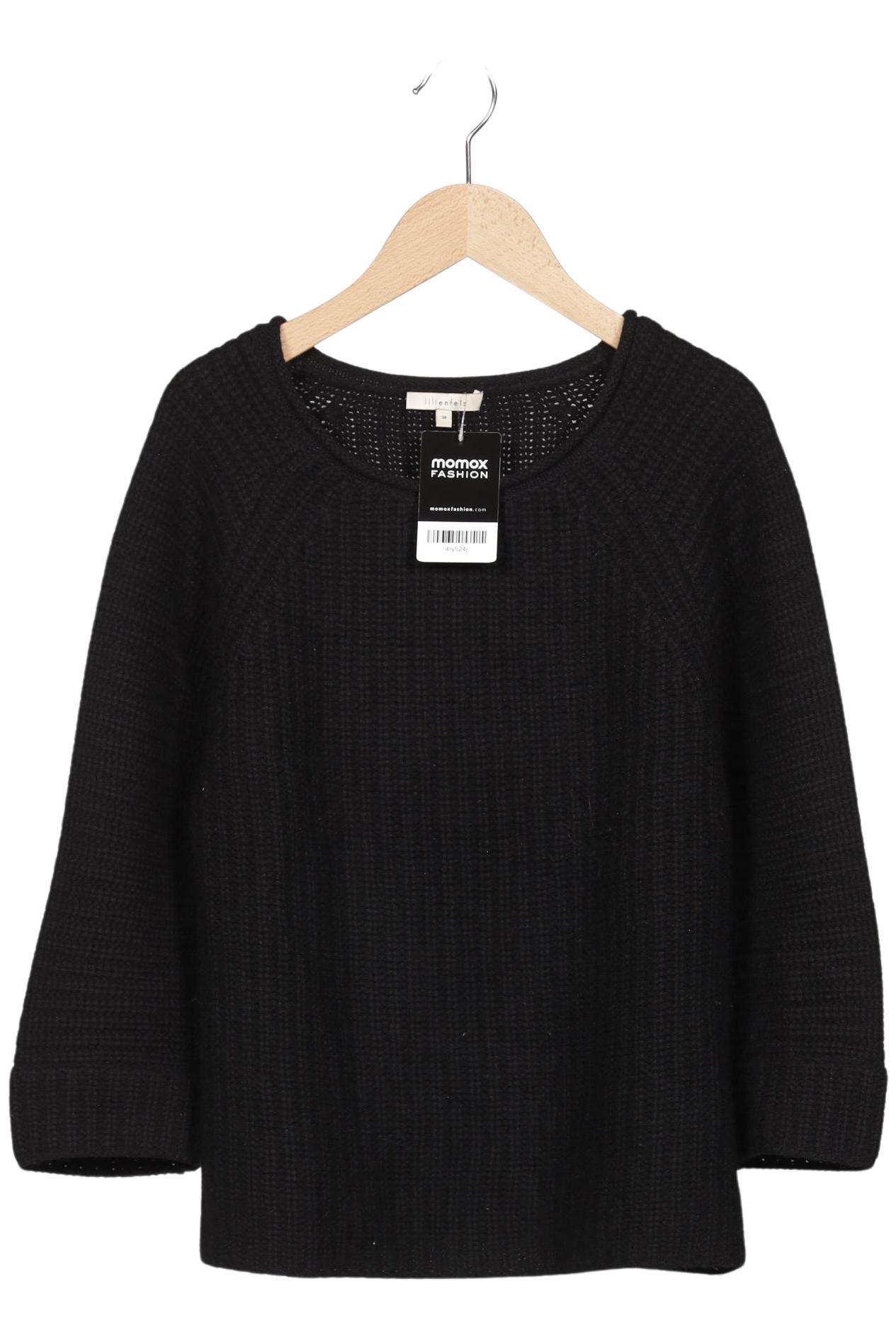 

lilienfels Damen Pullover, schwarz, Gr. 38
