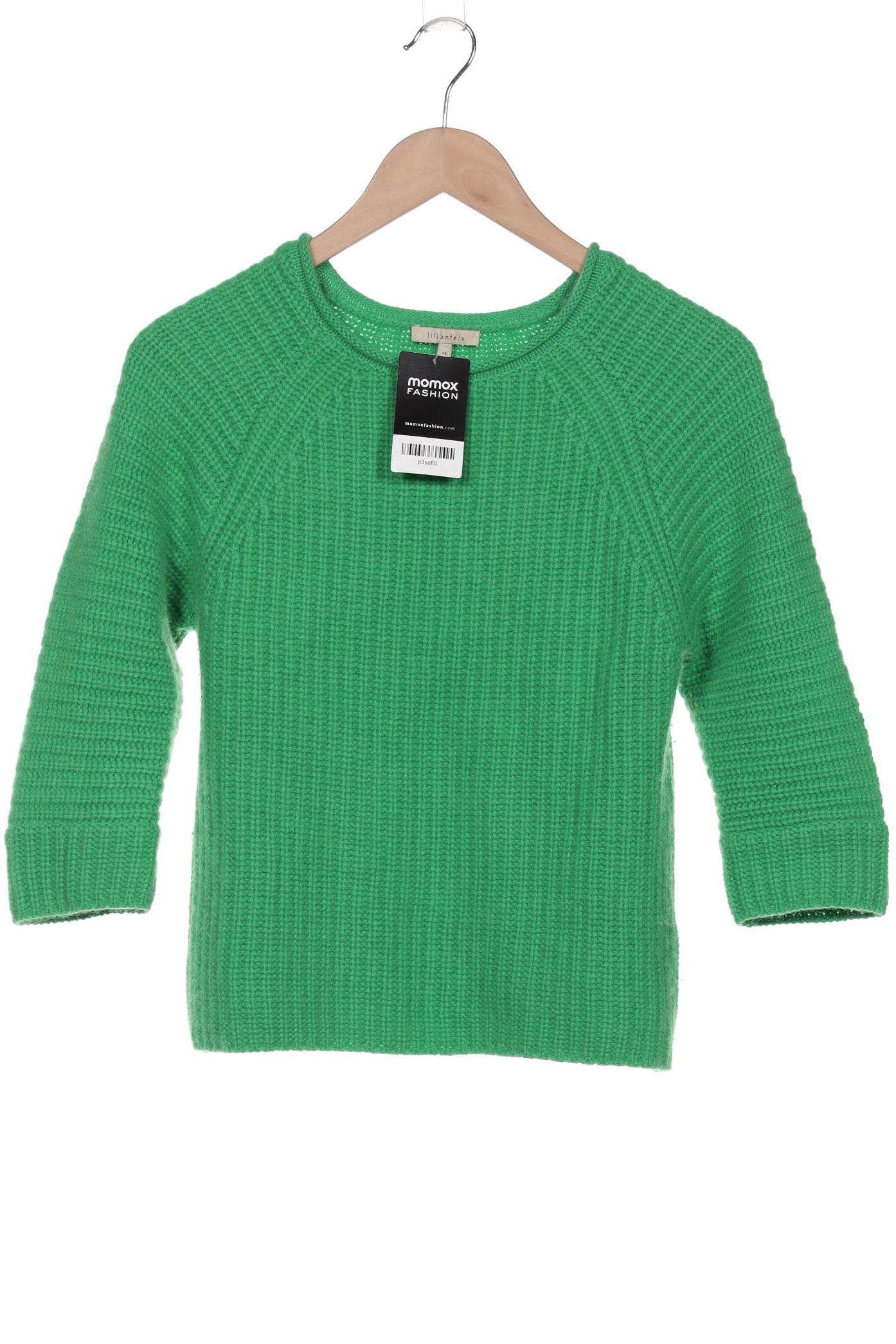

lilienfels Damen Pullover, grün, Gr. 36