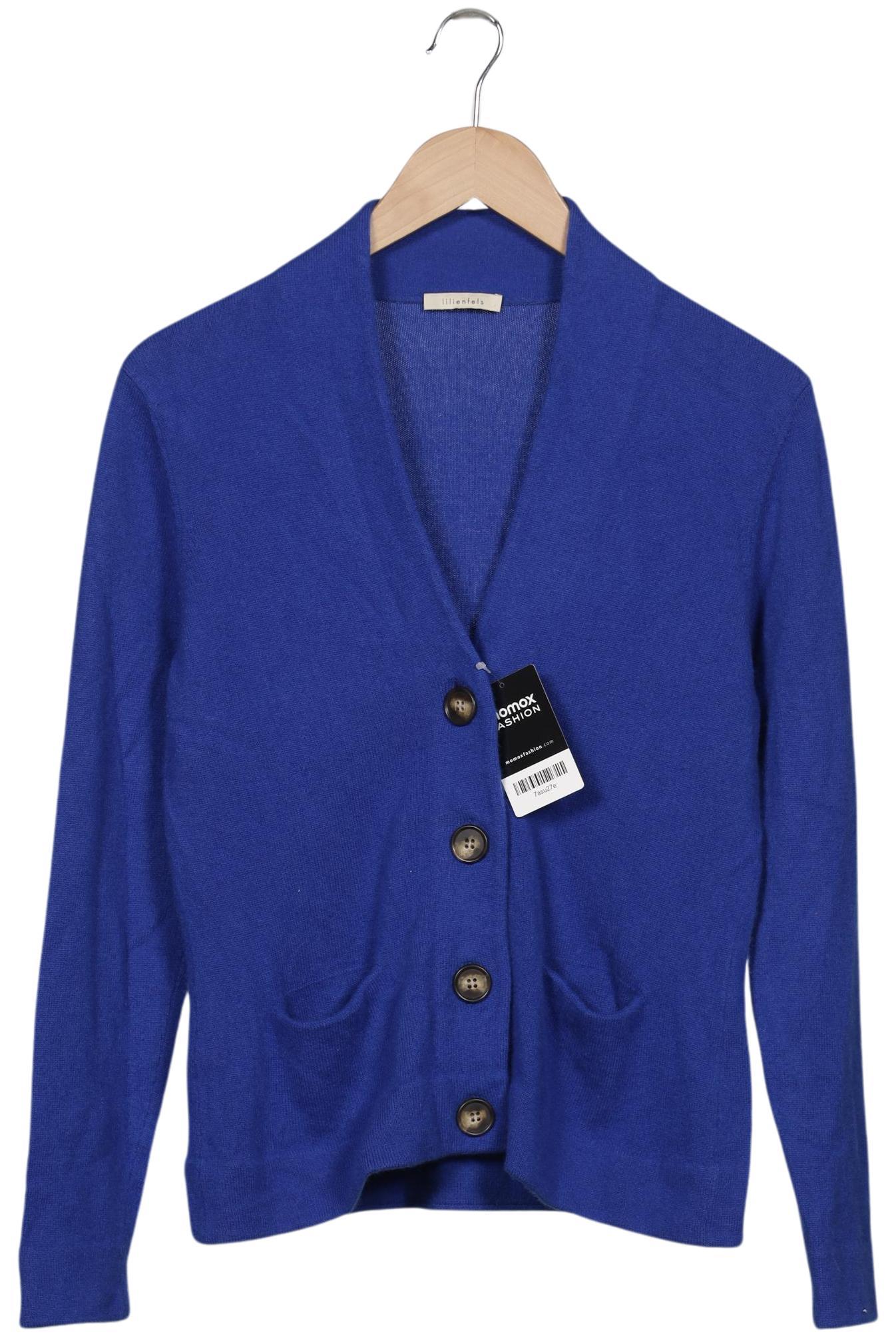 

lilienfels Damen Strickjacke, blau, Gr. 38