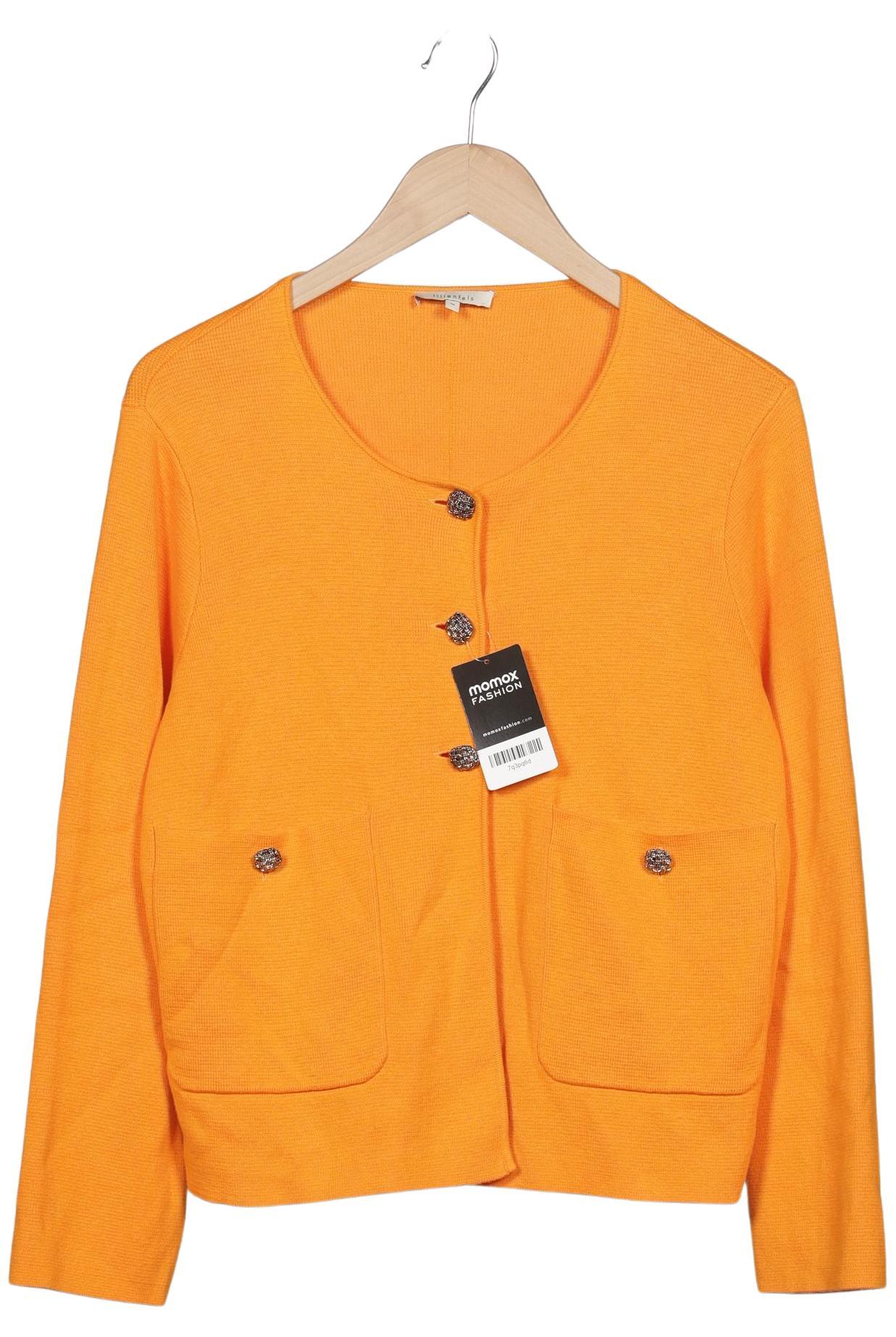 

lilienfels Damen Strickjacke, orange, Gr. 38