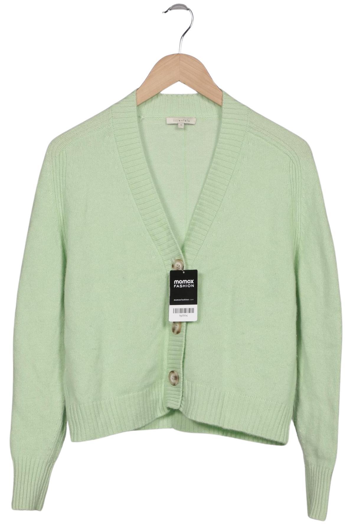 

lilienfels Damen Strickjacke, hellgrün, Gr. 36