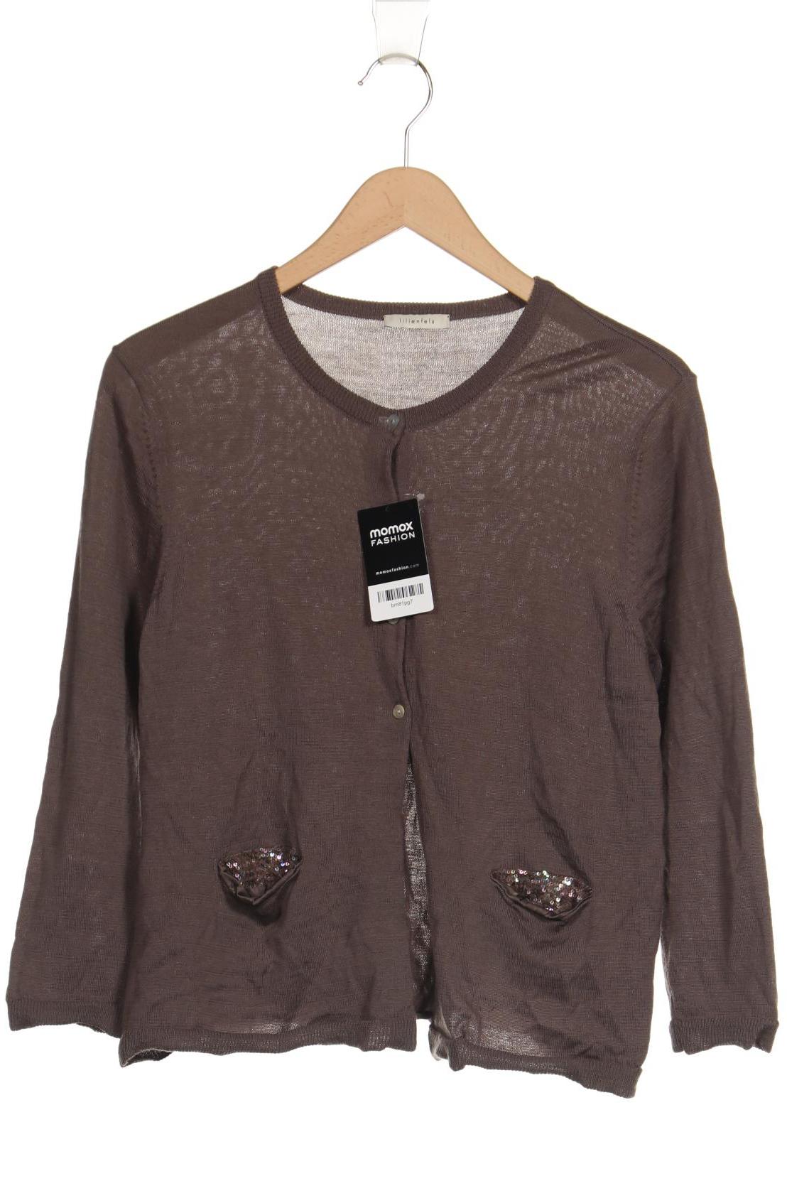 

lilienfels Damen Strickjacke, braun, Gr. 38