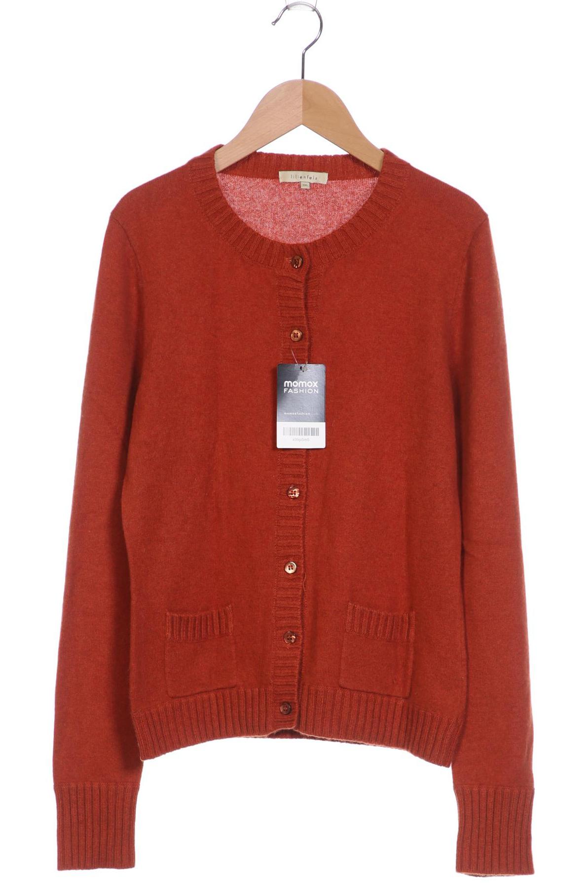 

lilienfels Damen Strickjacke, orange, Gr. 36