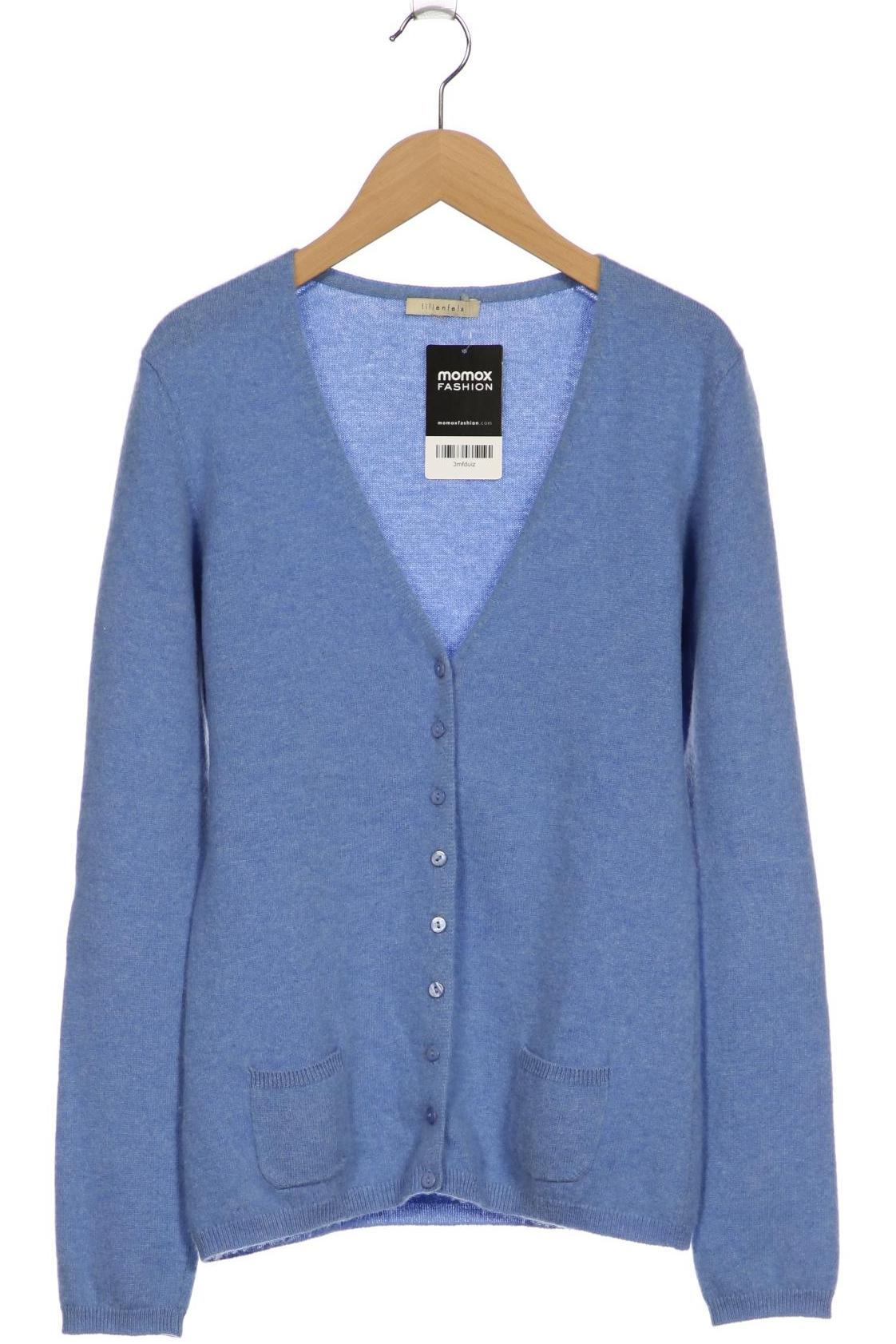 

lilienfels Damen Strickjacke, blau, Gr. 36