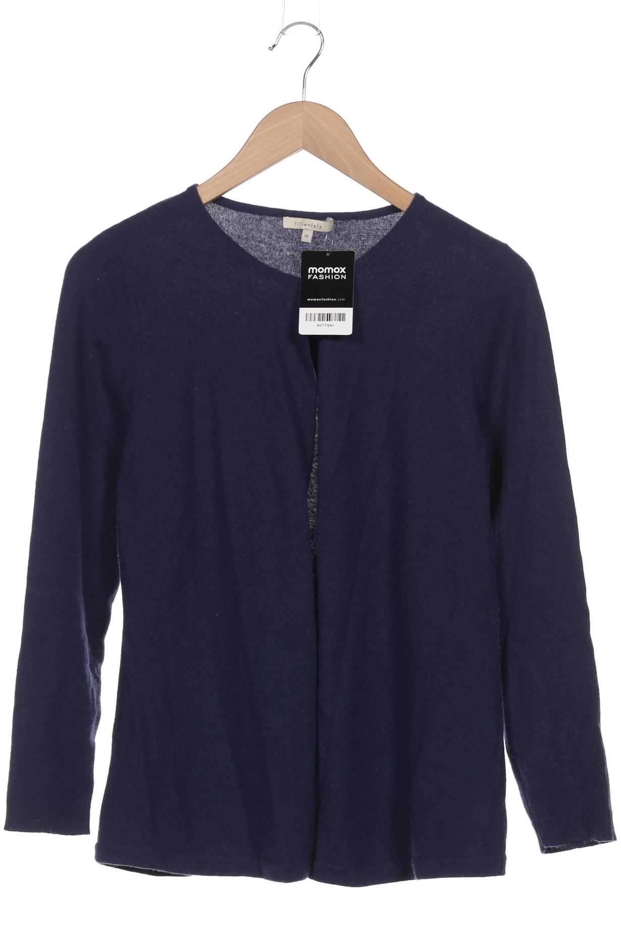 

lilienfels Damen Strickjacke, marineblau, Gr. 36