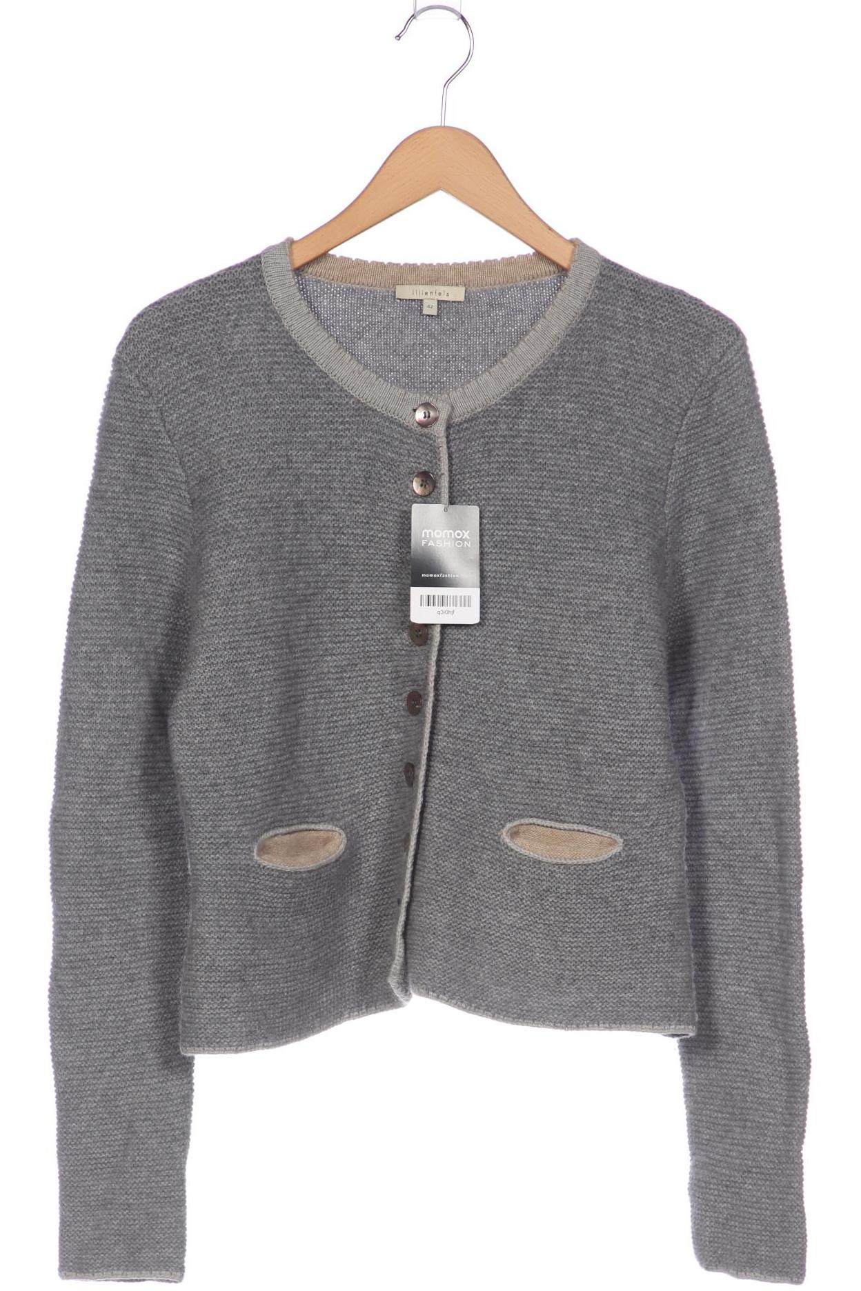 

lilienfels Damen Strickjacke, grau, Gr. 42