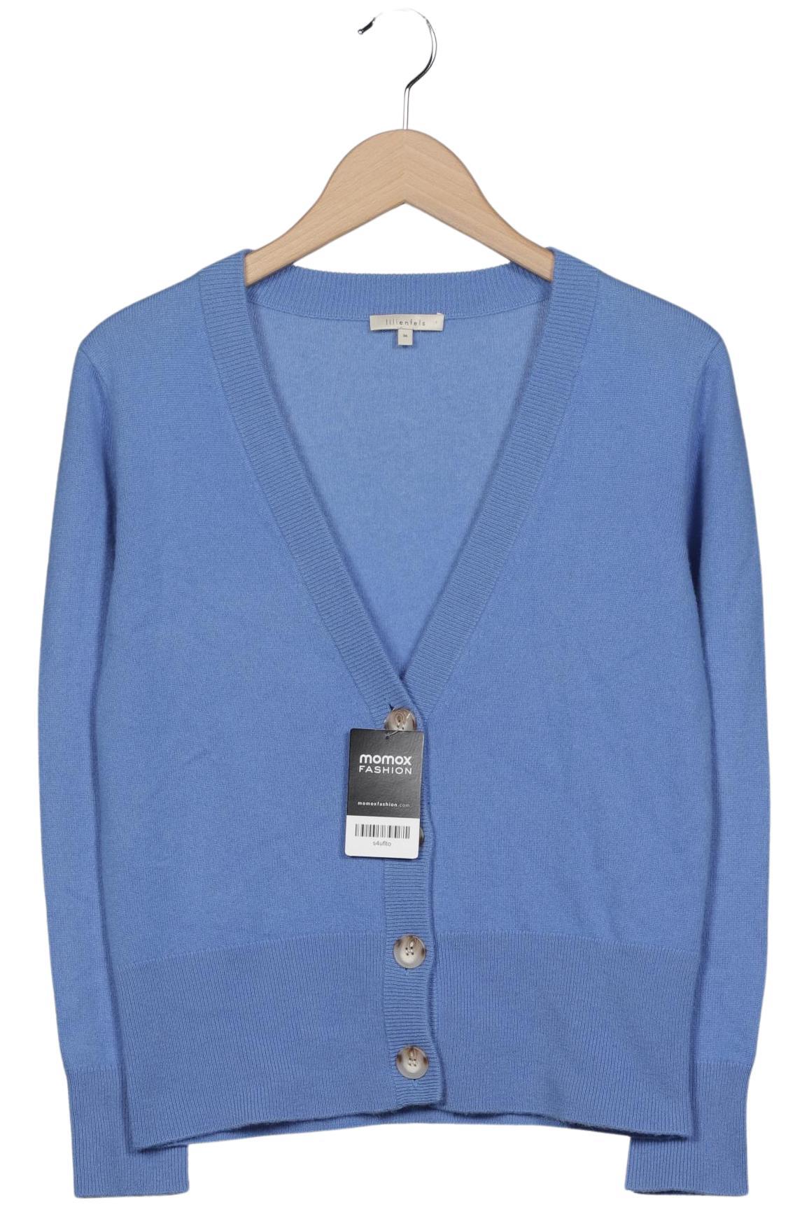 

lilienfels Damen Strickjacke, hellblau, Gr. 36