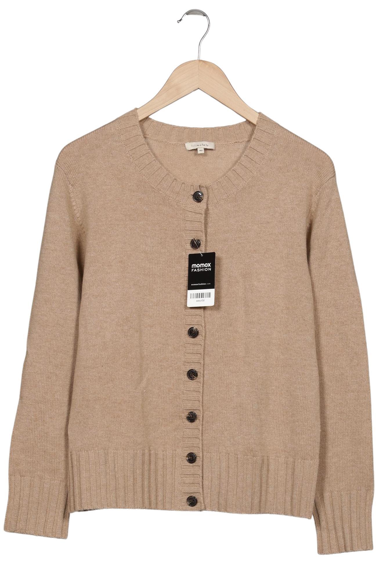 

lilienfels Damen Strickjacke, beige, Gr. 42