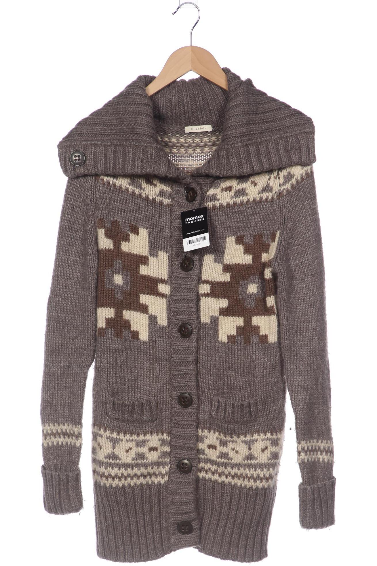 

lilienfels Damen Strickjacke, braun, Gr. 36