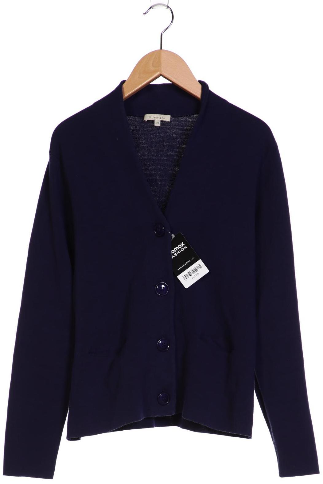 

lilienfels Damen Strickjacke, marineblau, Gr. 38