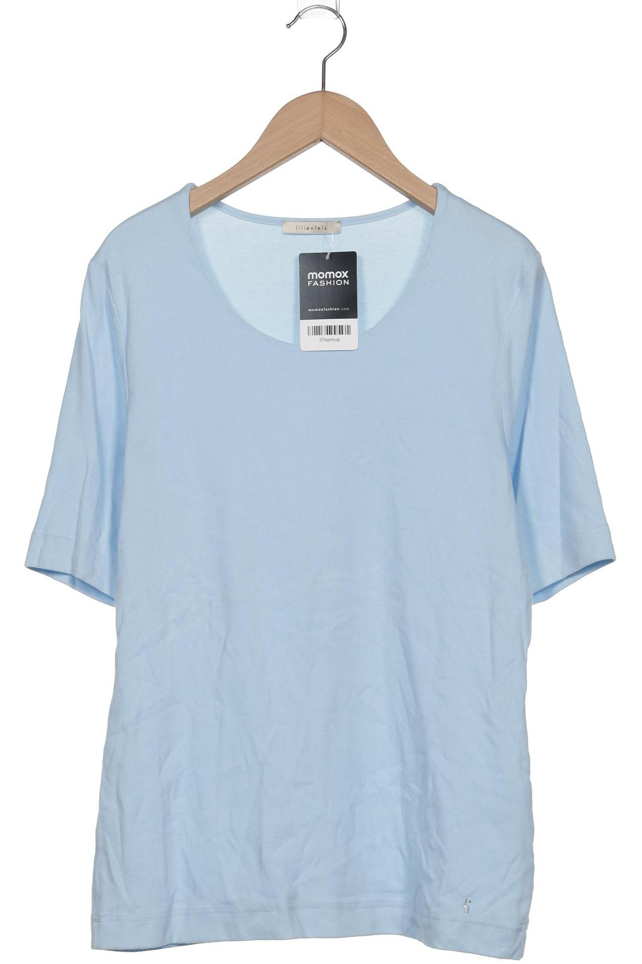 

lilienfels Damen T-Shirt, hellblau, Gr. 42