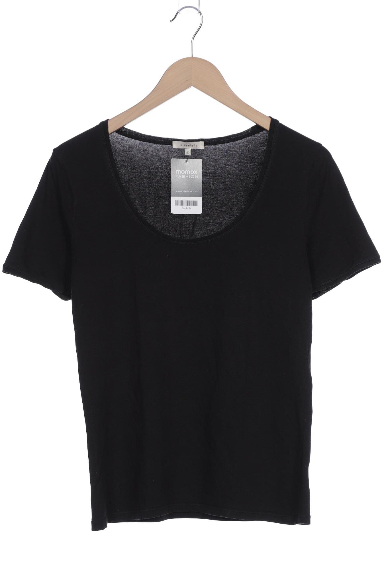 

lilienfels Damen T-Shirt, schwarz