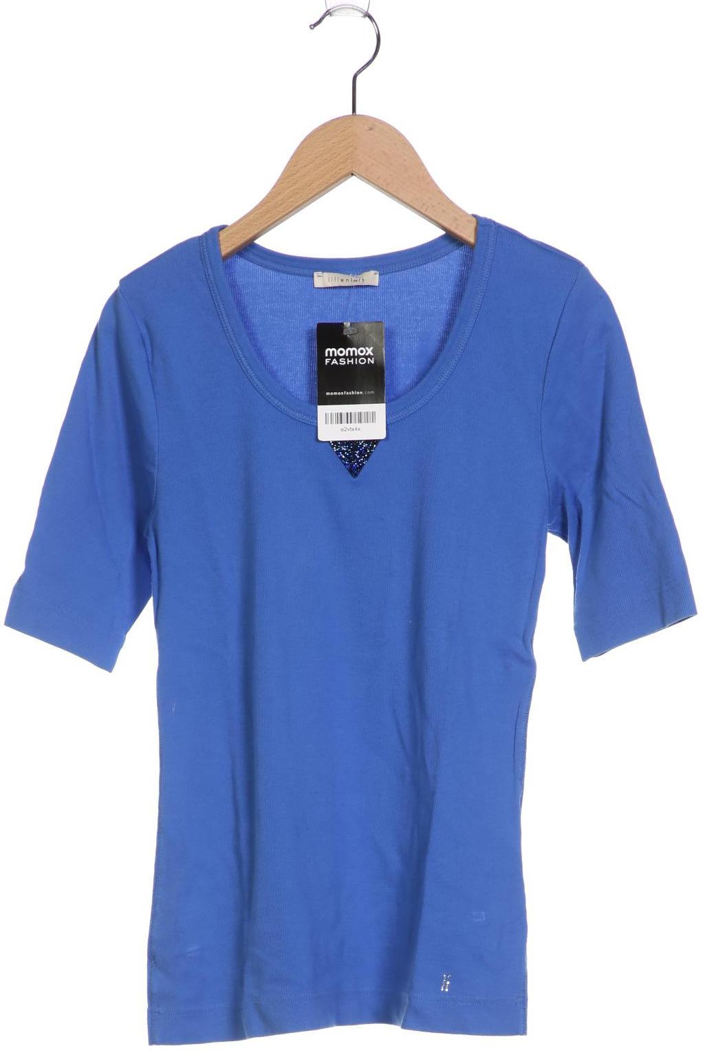 

lilienfels Damen T-Shirt, blau, Gr. 36
