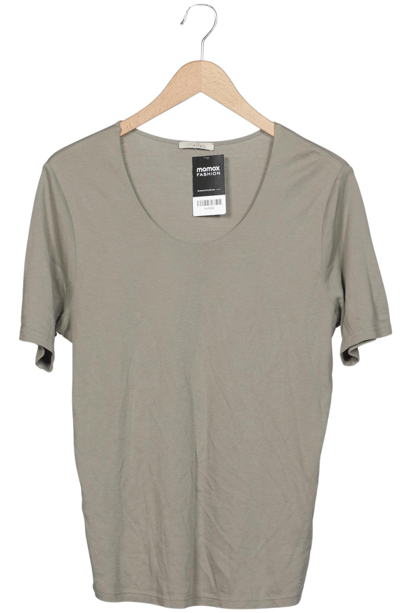

lilienfels Damen T-Shirt, grün, Gr. 44