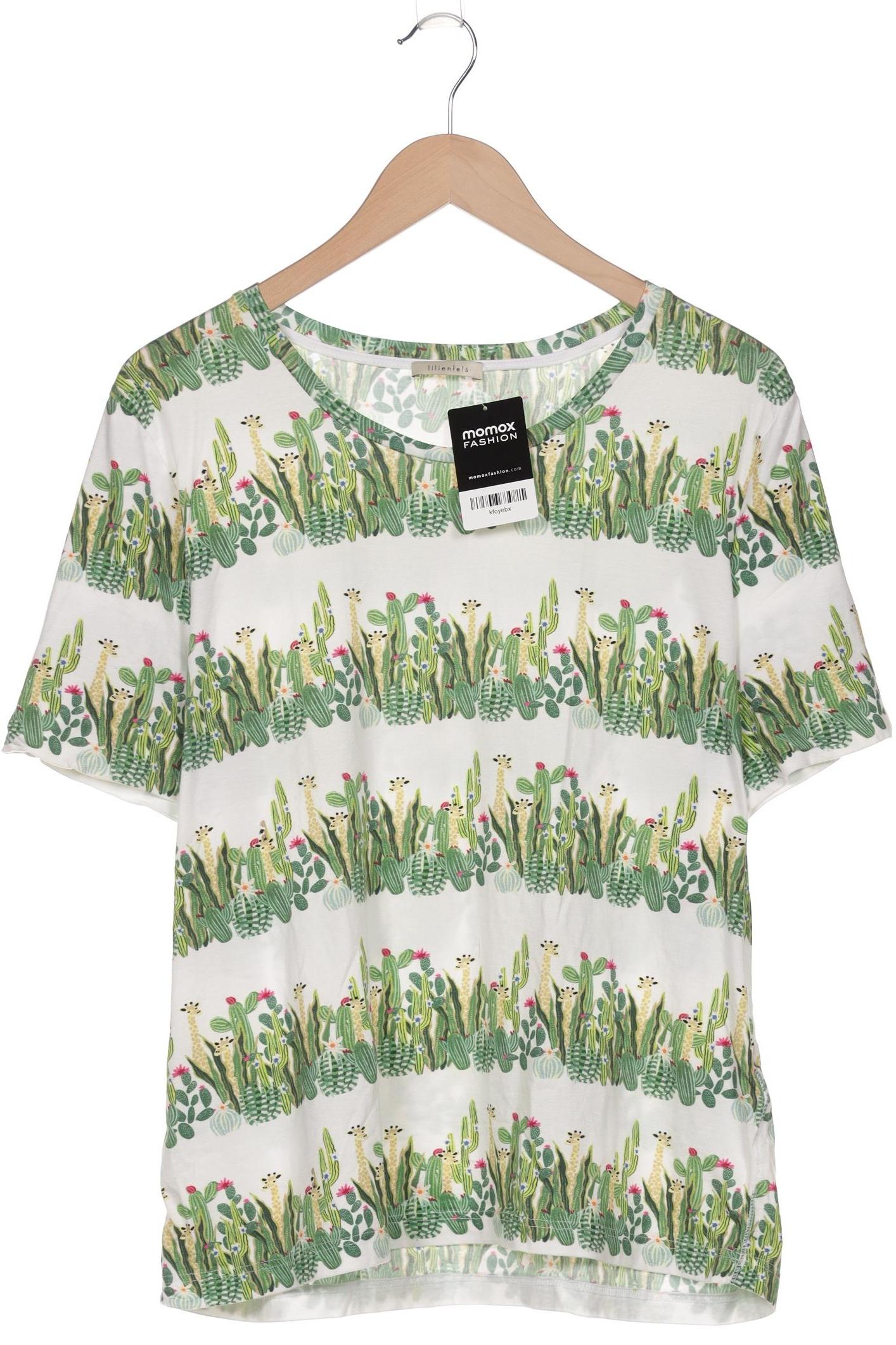 

lilienfels Damen T-Shirt, grün, Gr. 46