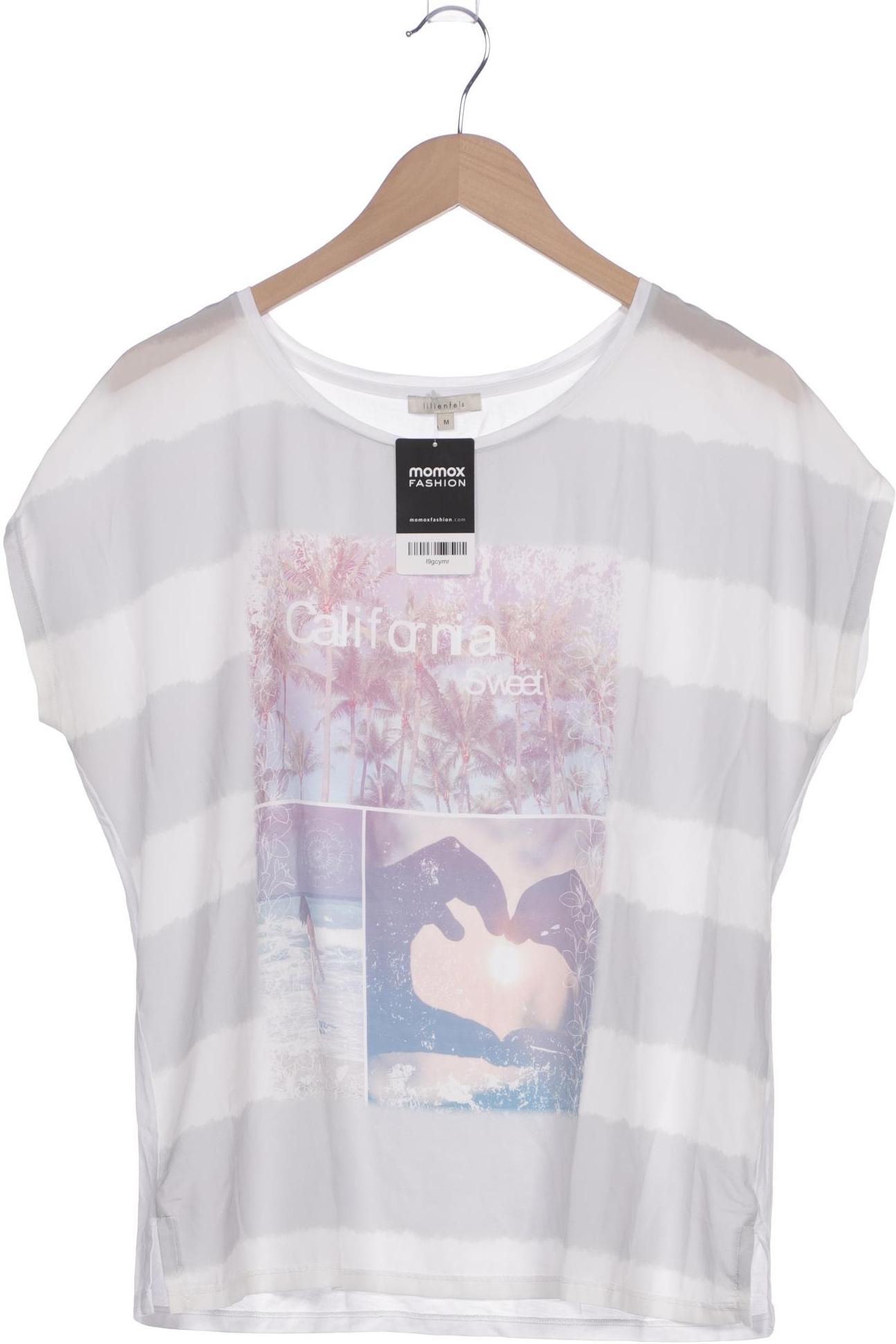 

lilienfels Damen T-Shirt, grau, Gr. 38