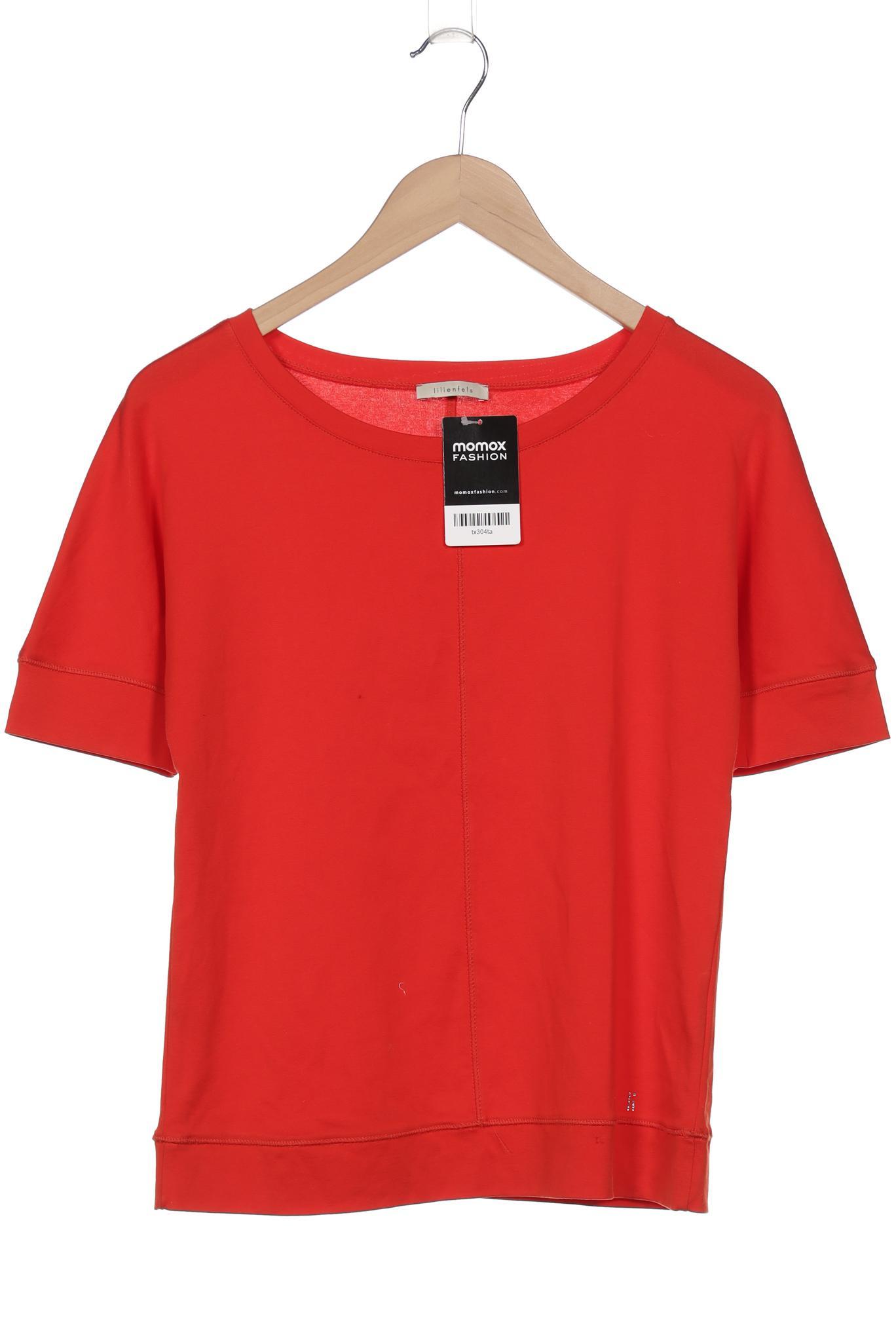

lilienfels Damen T-Shirt, rot, Gr. 34