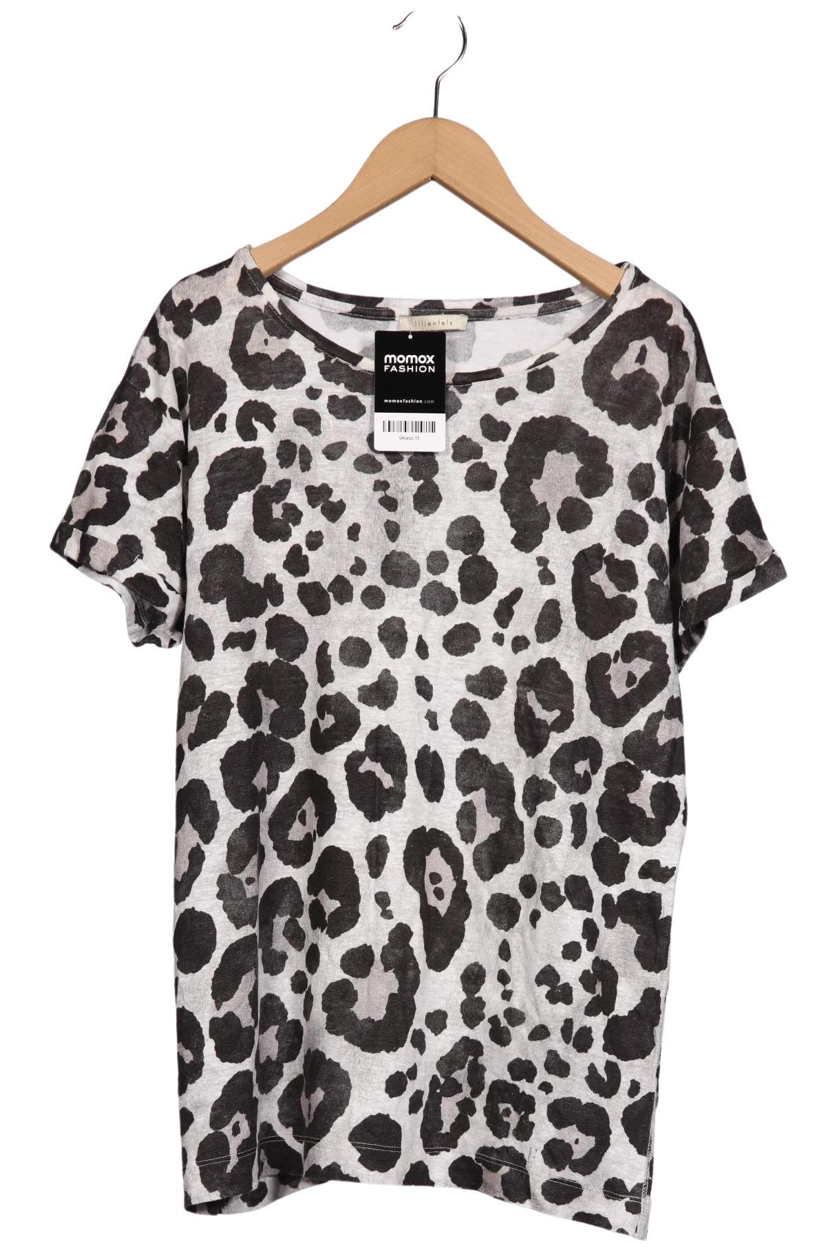 

lilienfels Damen T-Shirt, grau, Gr. 40