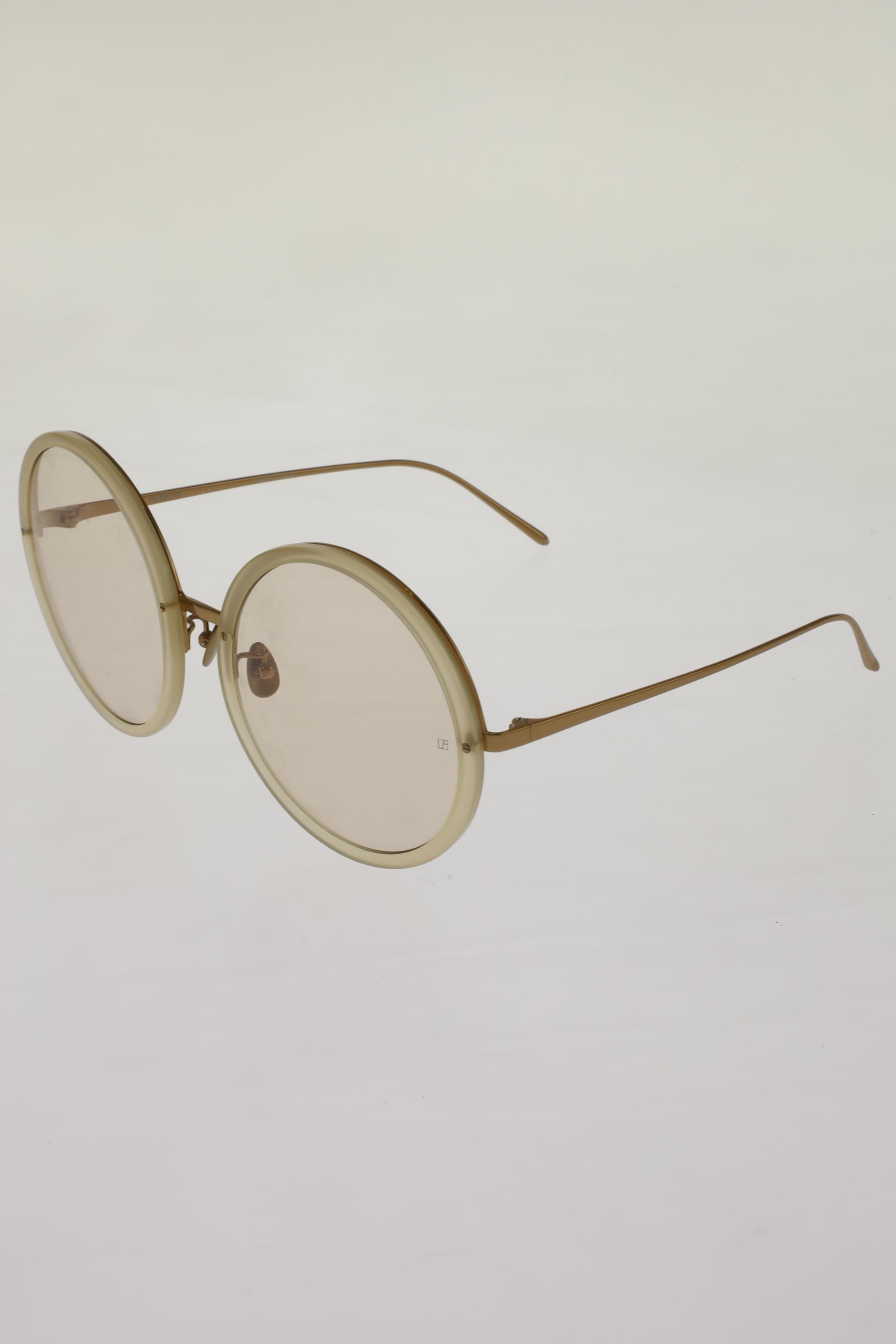 

Linda Farrow Damen Sonnenbrille, beige, Gr.
