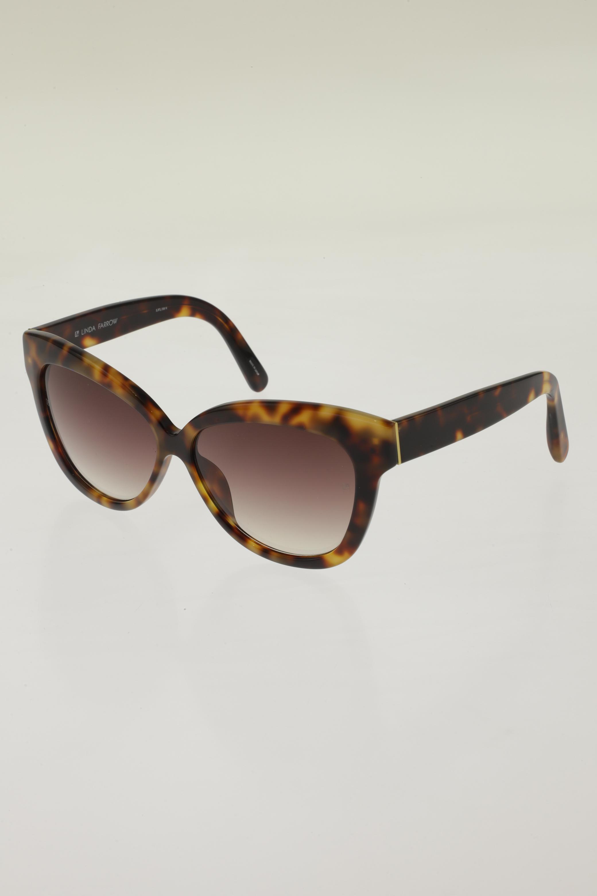 

Linda Farrow Damen Sonnenbrille, braun, Gr.