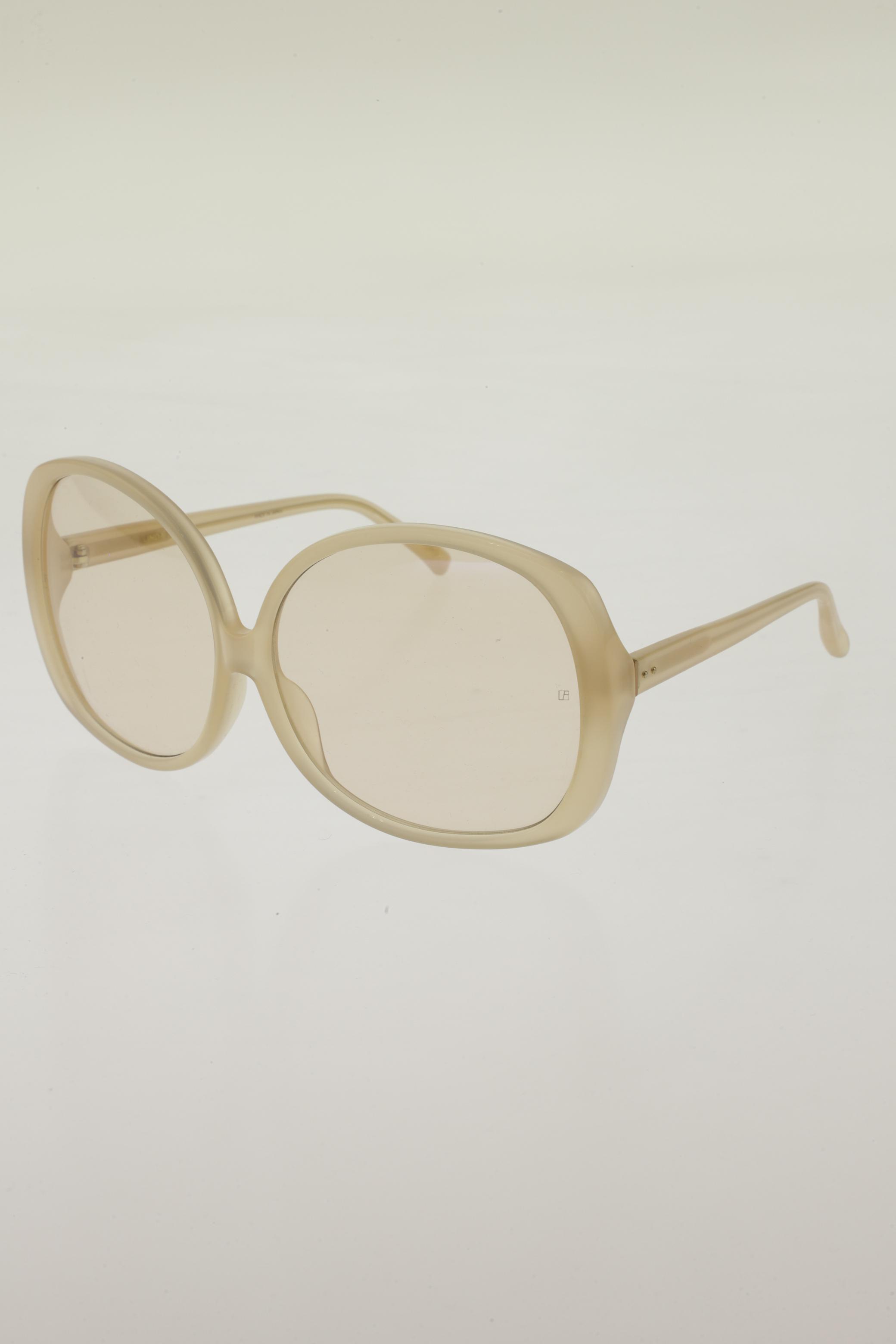 

Linda Farrow Damen Sonnenbrille, beige, Gr.