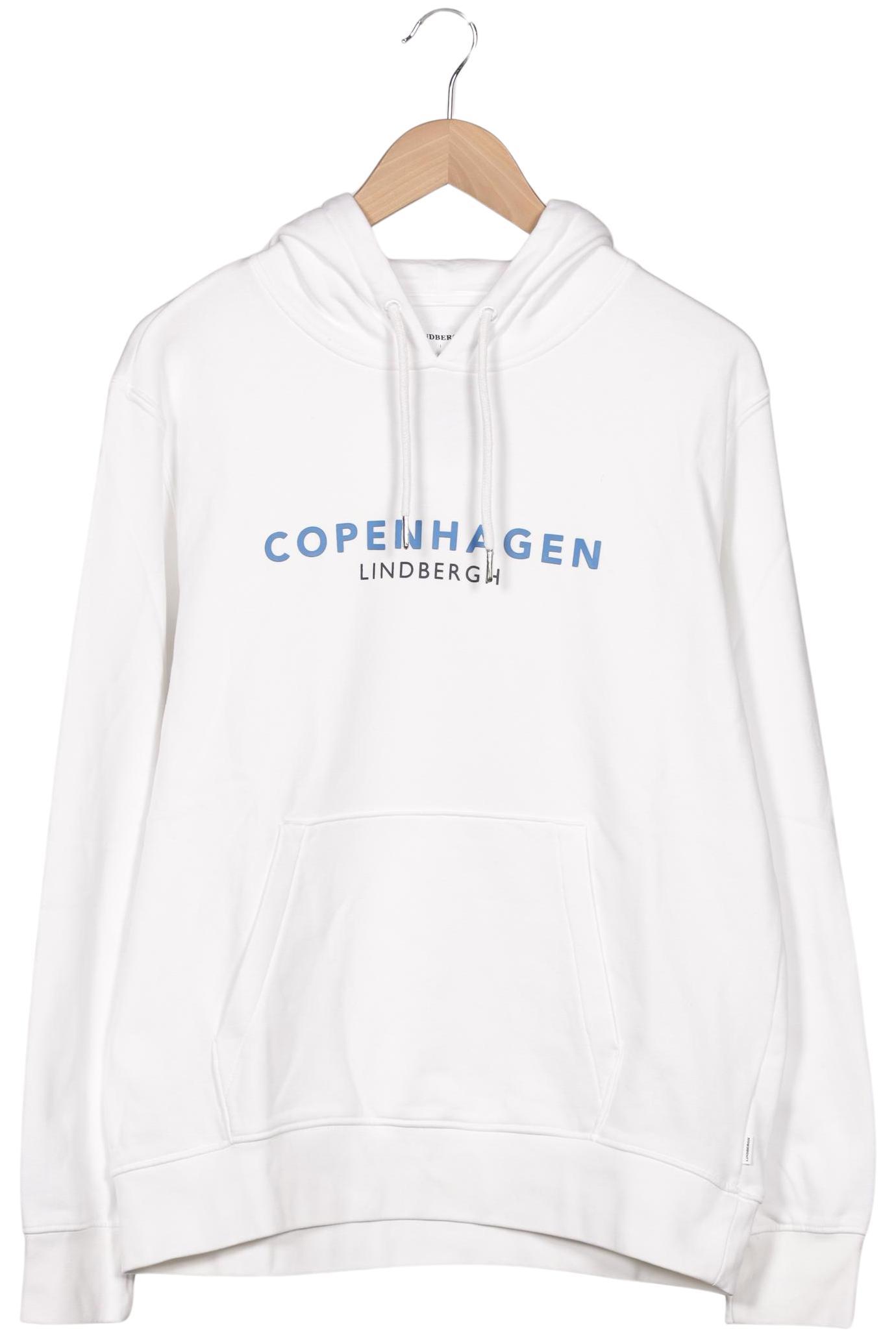 

Lindbergh Herren Kapuzenpullover, weiß, Gr. 48