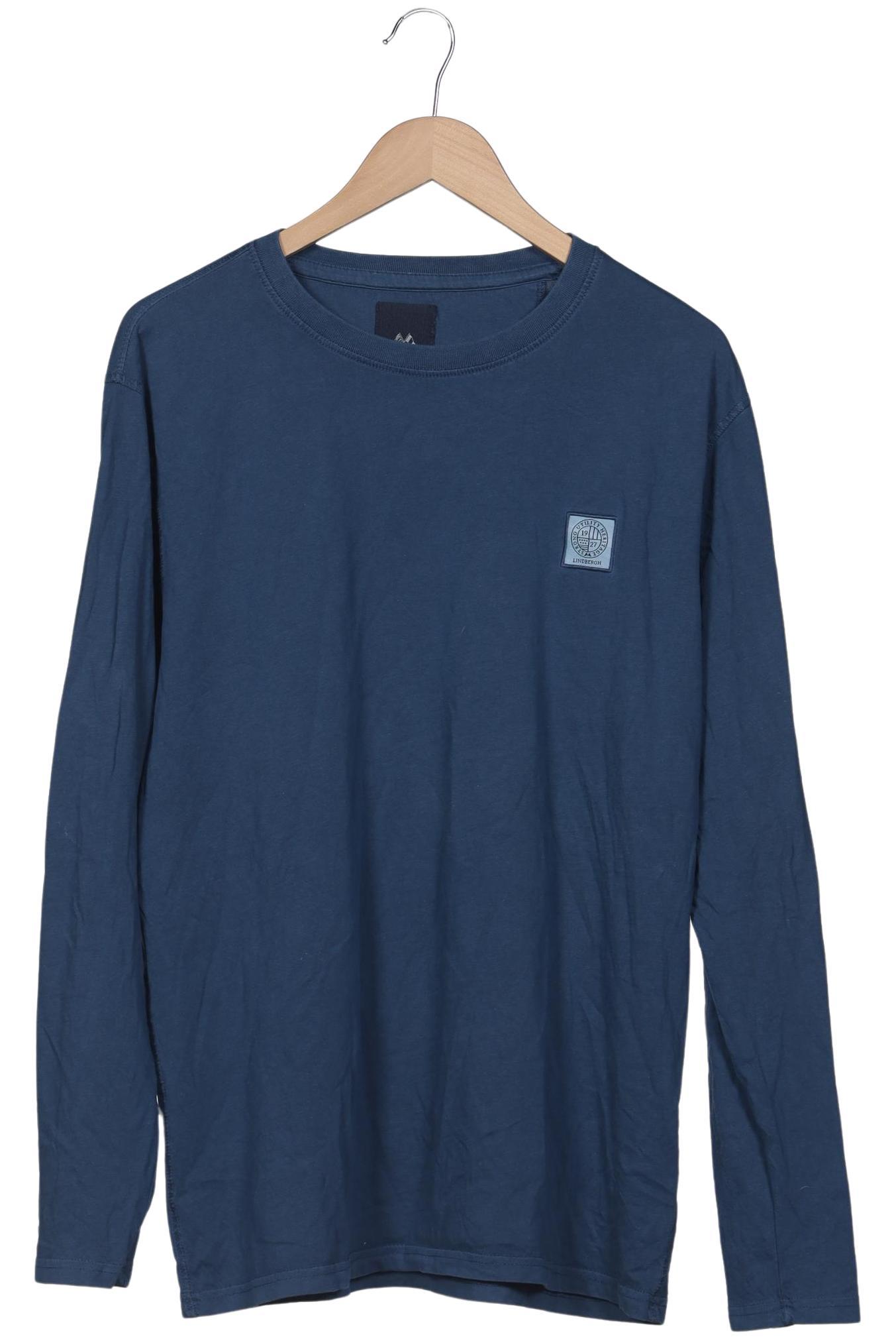 

Lindbergh Herren Langarmshirt, marineblau, Gr. 54