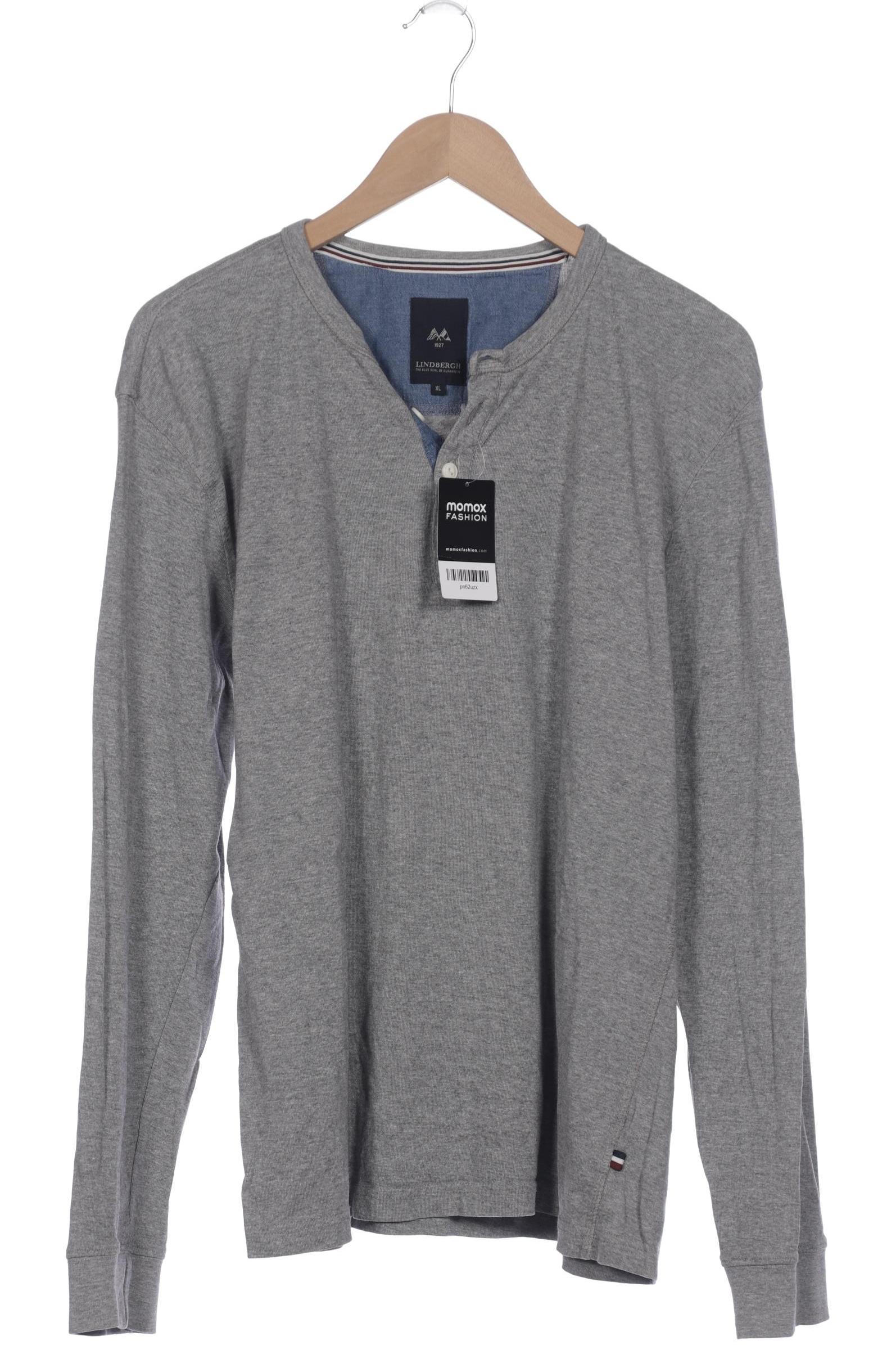 

Lindbergh Herren Langarmshirt, grau, Gr. 54