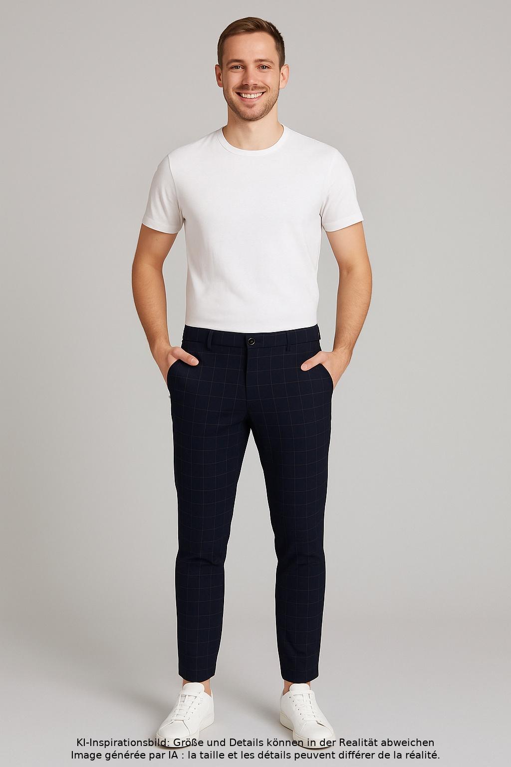 

Lindbergh Herren Stoffhose, marineblau, Gr. 0