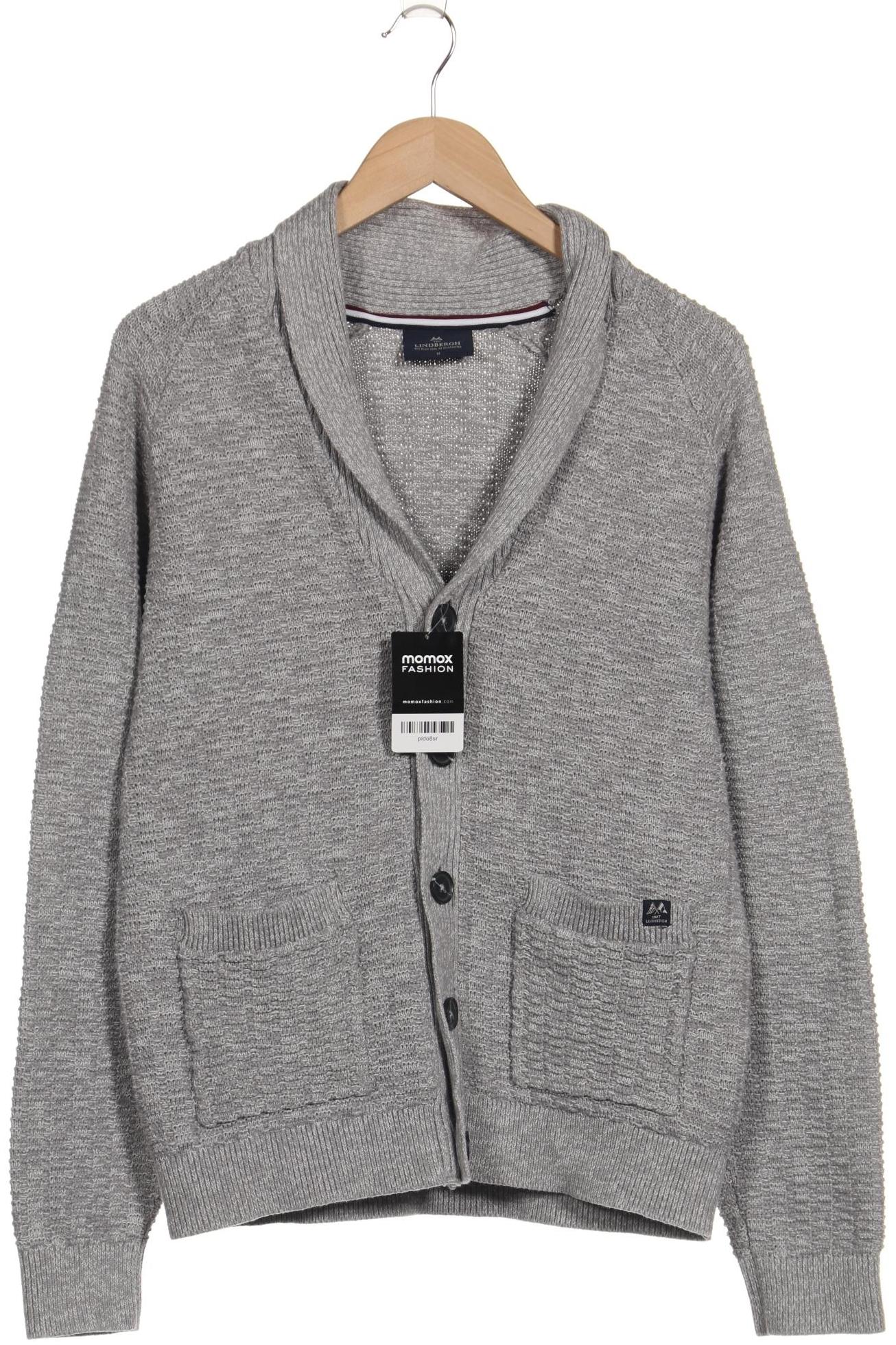 

Lindbergh Herren Strickjacke, grau, Gr. 48