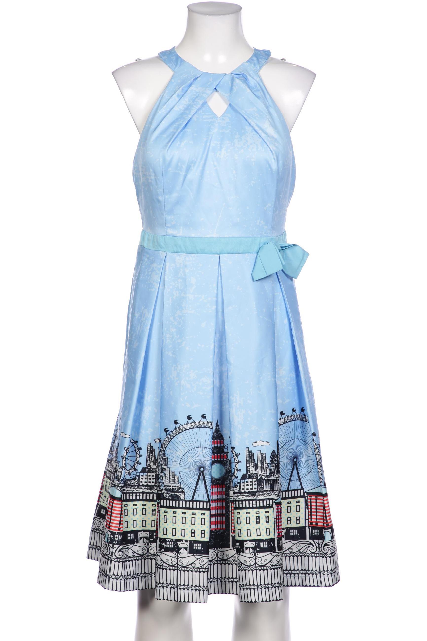 

Lindy Bop Damen Kleid, blau, Gr. 40