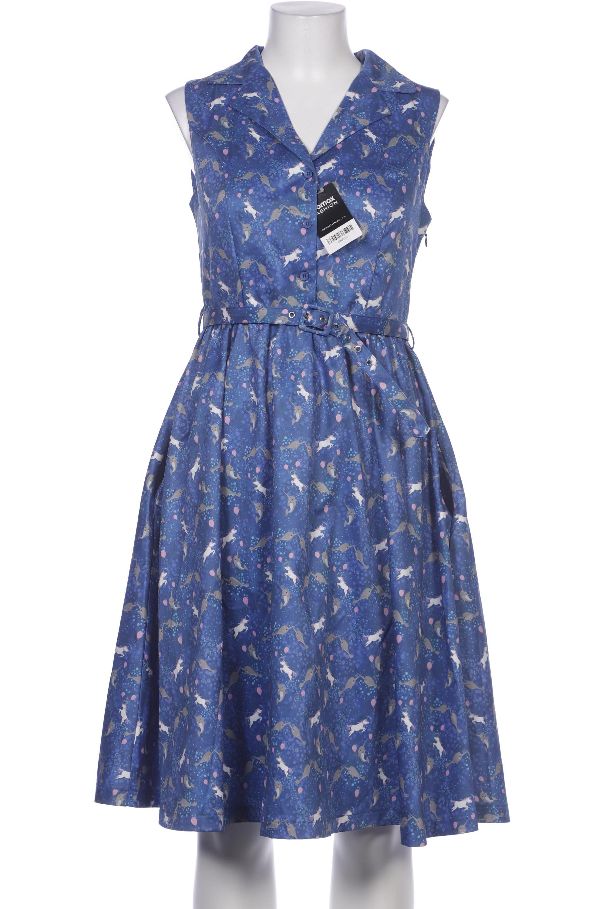

Lindy Bop Damen Kleid, blau, Gr. 38