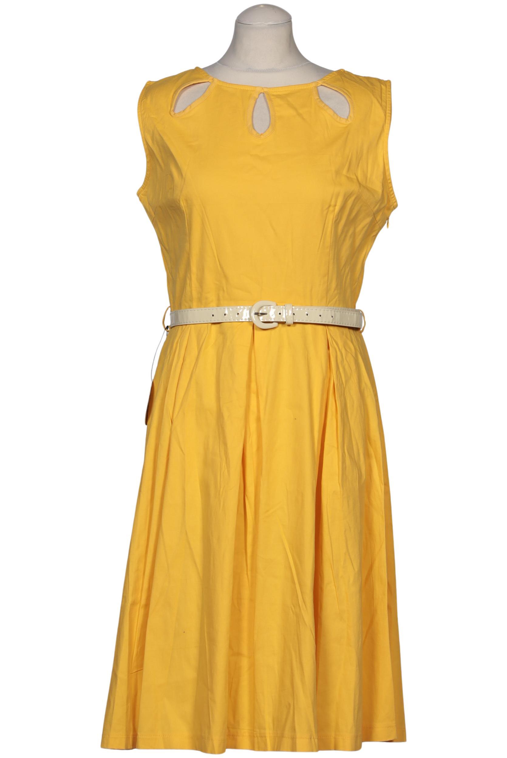 

Lindy Bop Damen Kleid, gelb, Gr. 40