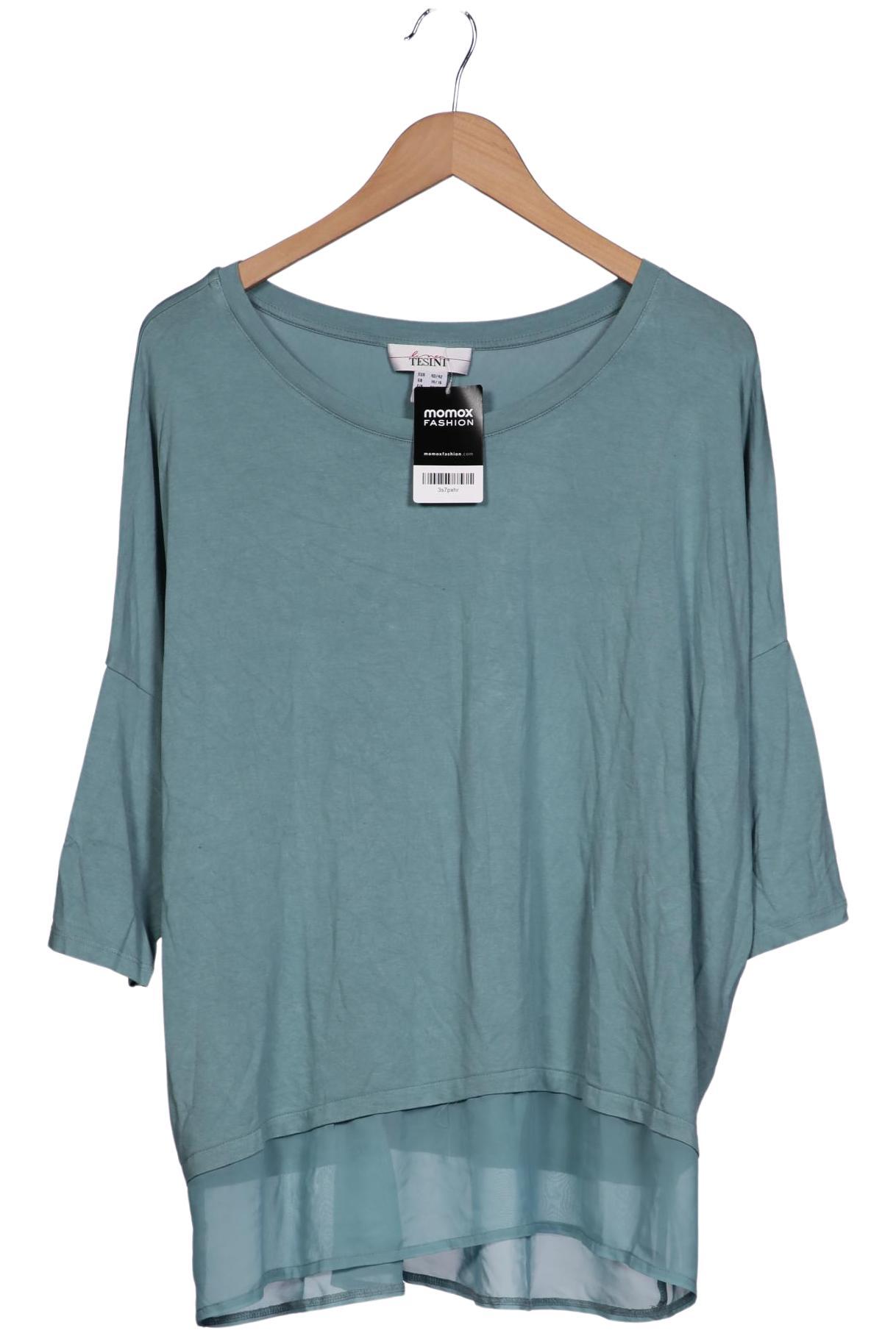 

Linea Tesini by heine Damen Langarmshirt, türkis, Gr. 40
