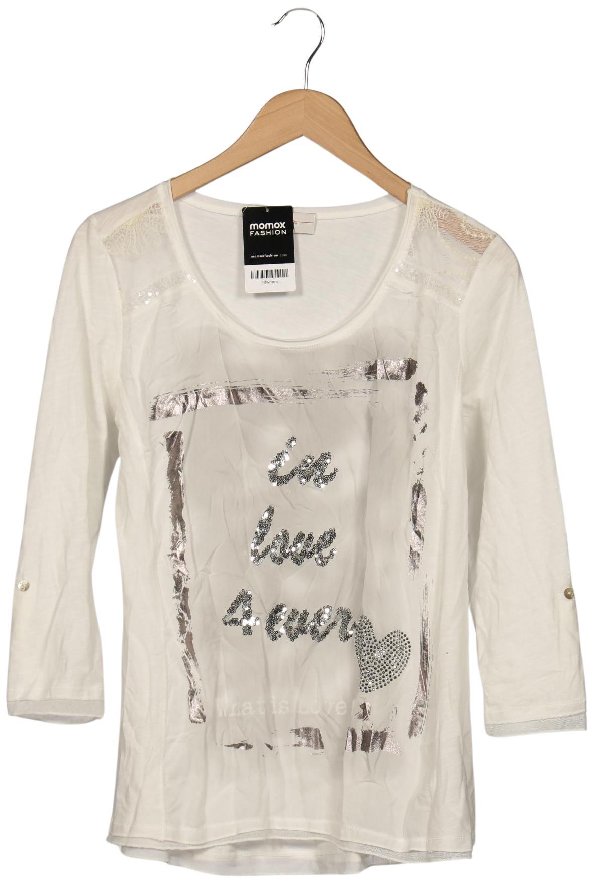 

Linea Tesini by heine Damen Langarmshirt, weiß, Gr. 36