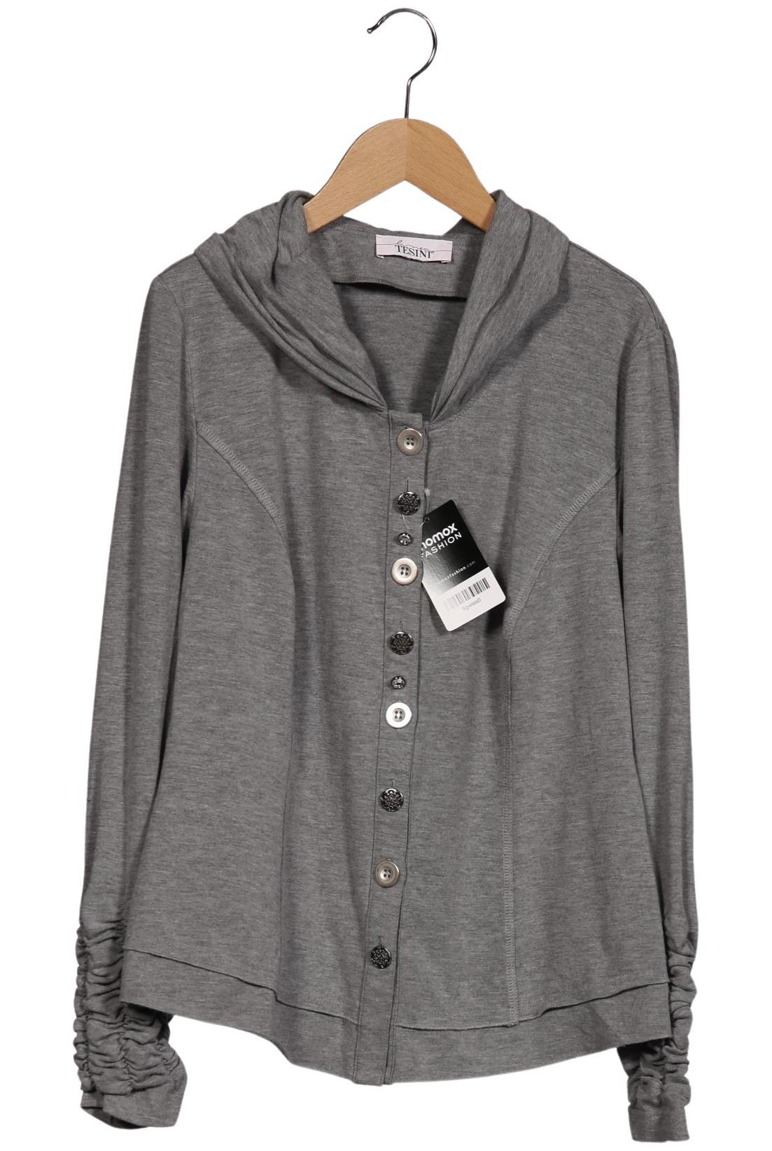 

Linea Tesini by heine Damen Strickjacke, grau, Gr. 38