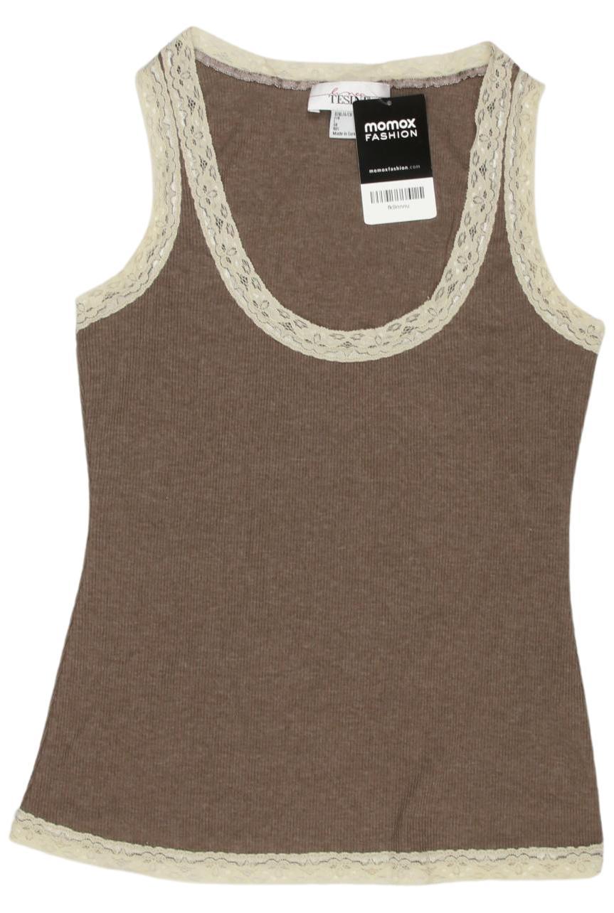 

Linea Tesini by heine Damen Top, braun, Gr. 36
