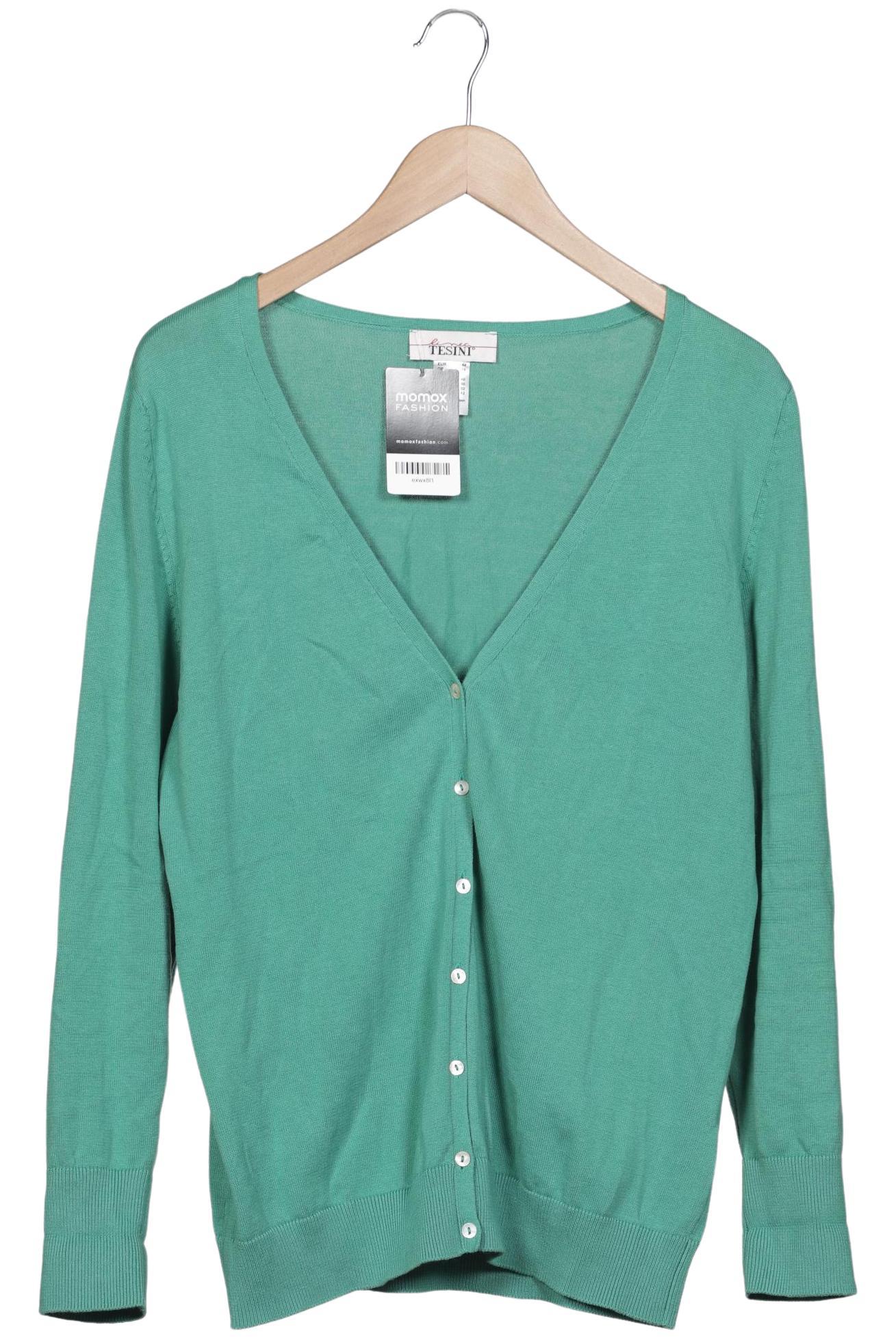 

Linea Tesini by heine Damen Strickjacke, grün, Gr. 44