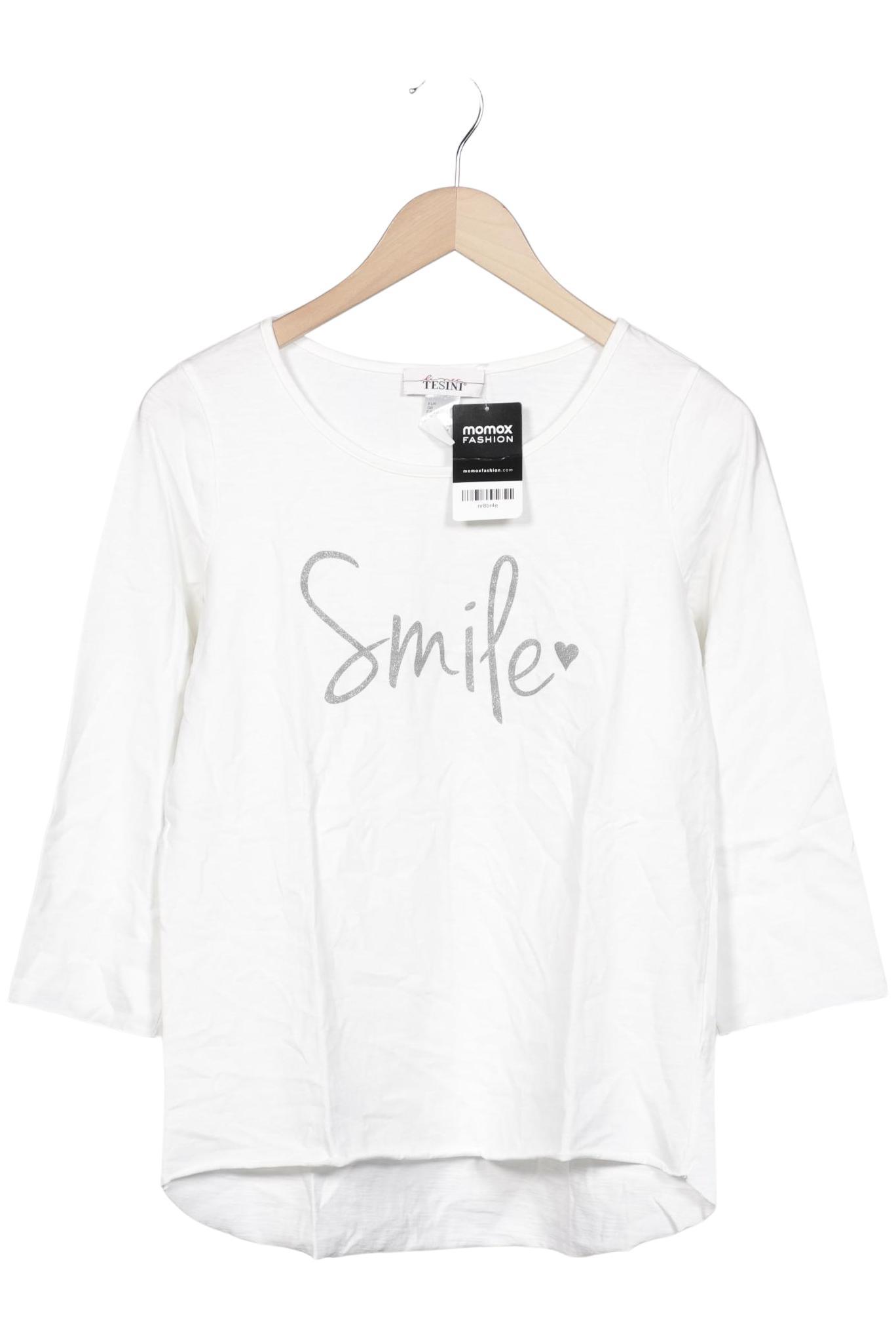 

Linea Tesini by heine Damen Langarmshirt, weiß, Gr. 36