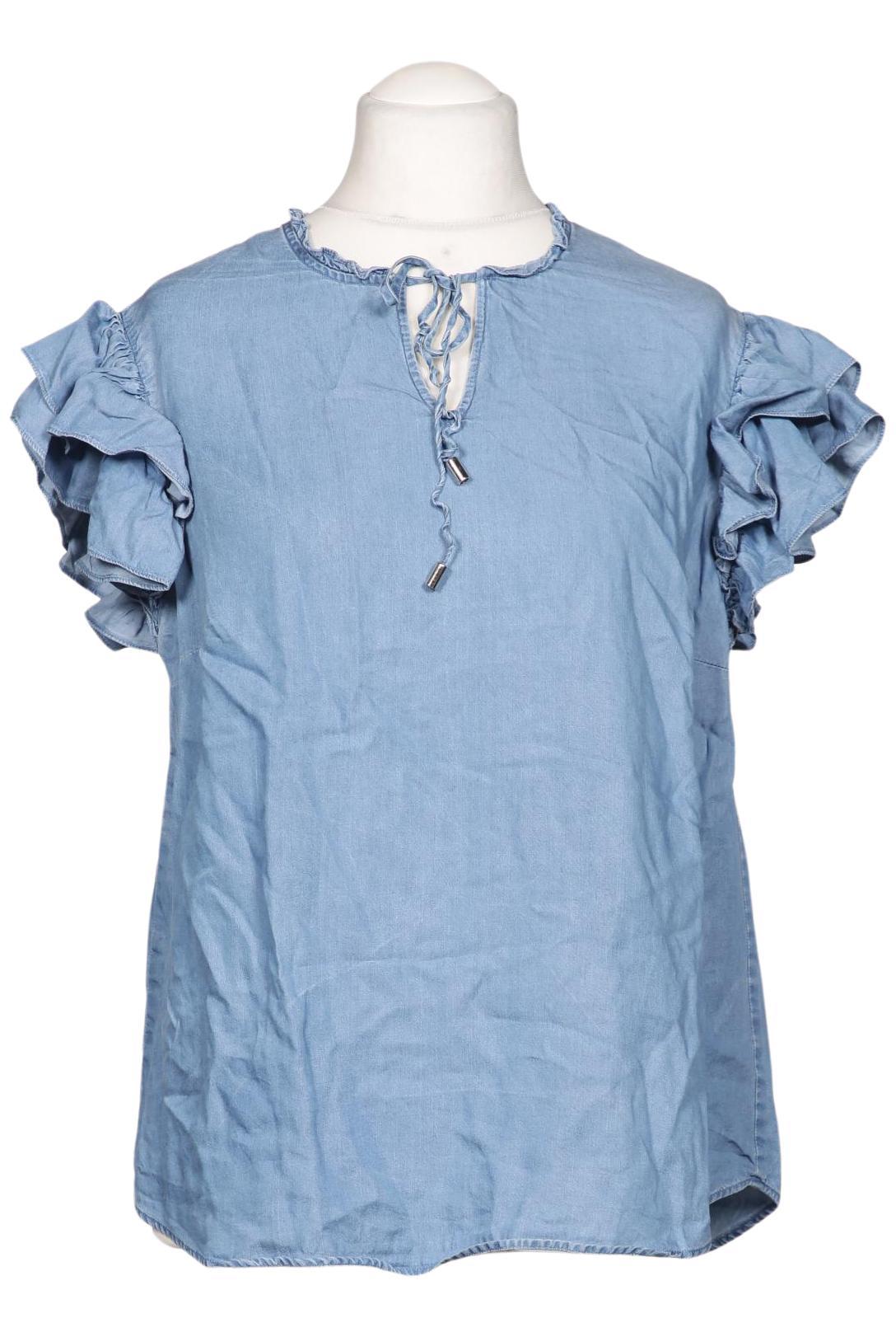 

Linea Tesini by heine Damen Bluse, hellblau, Gr. 44