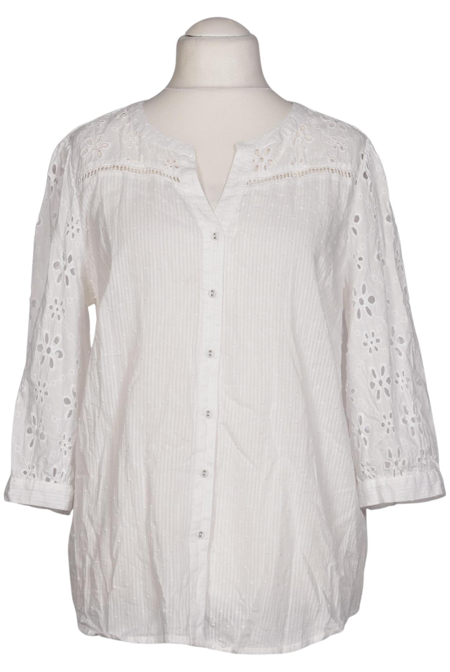 

Linea Tesini by heine Damen Bluse, weiß, Gr. 44