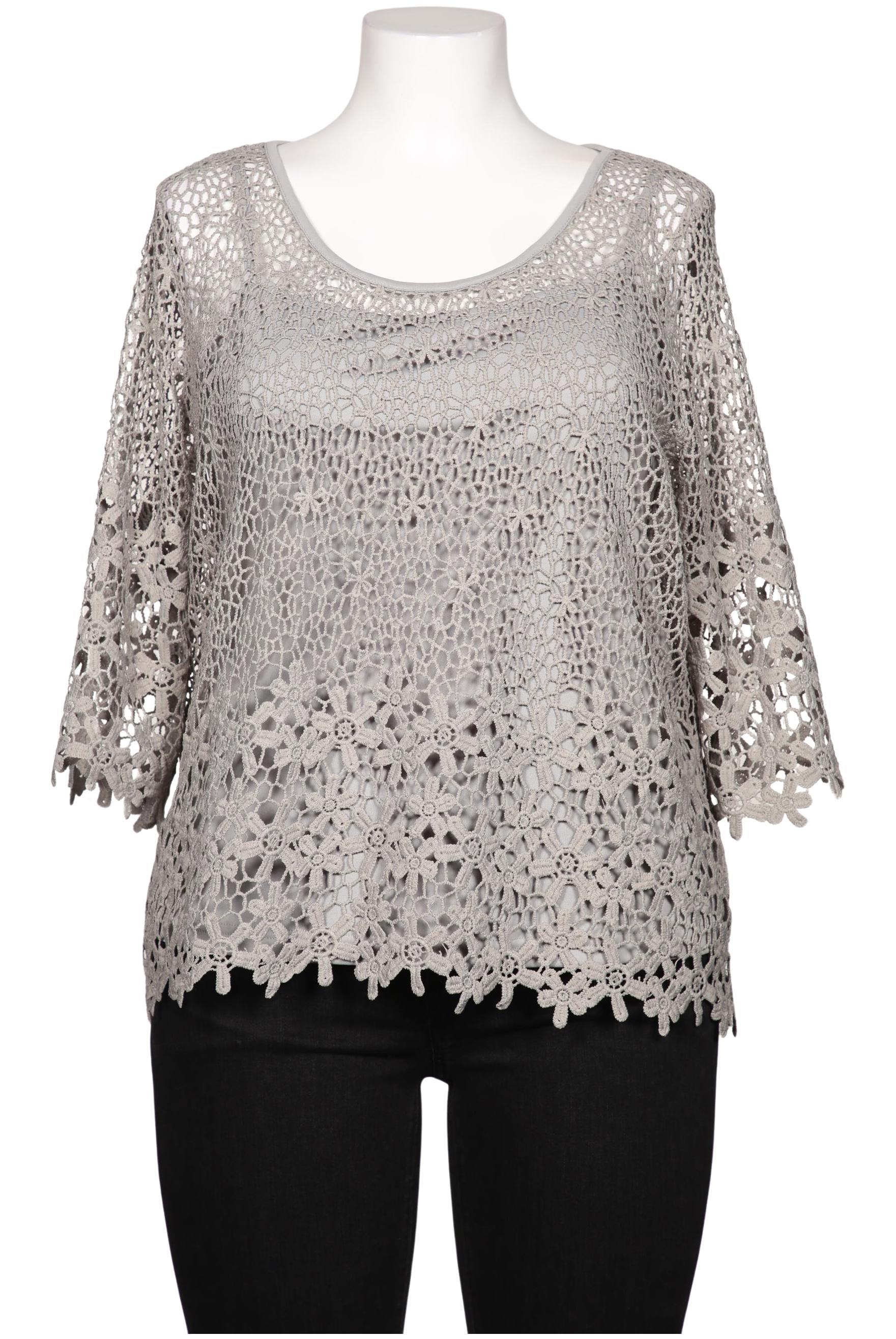 

Linea Tesini by heine Damen Bluse, grau, Gr. 44