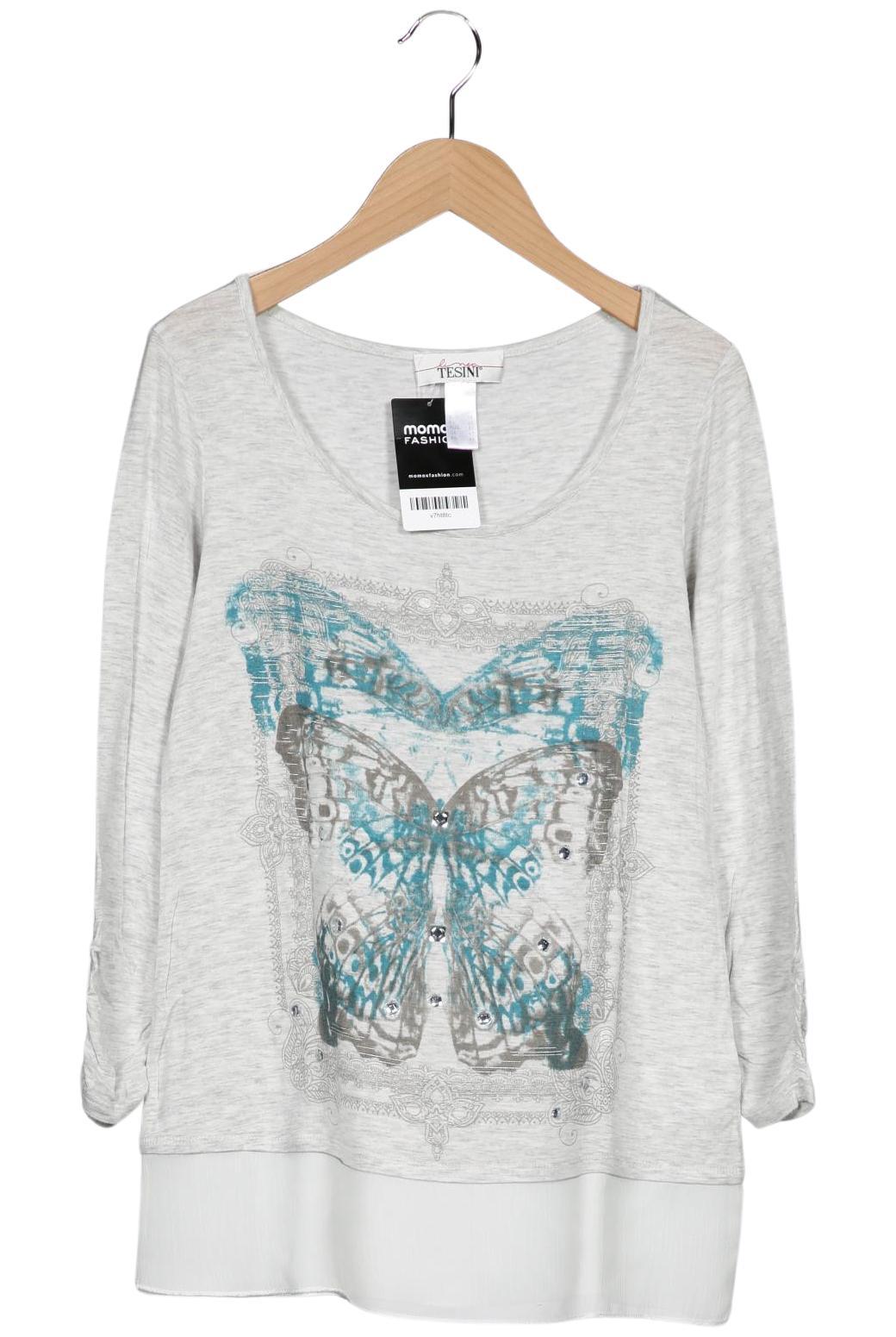 

Linea Tesini by heine Damen Langarmshirt, grau, Gr. 34