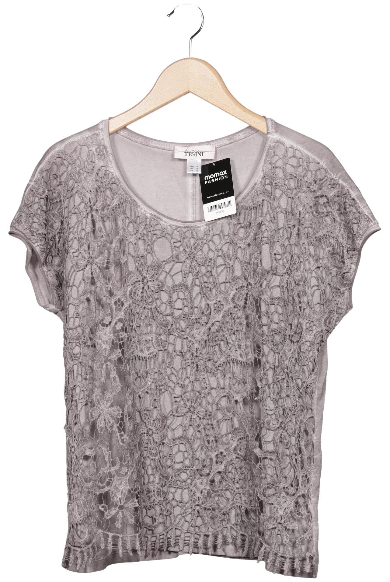 

Linea Tesini by heine Damen T-Shirt, grau, Gr. 36