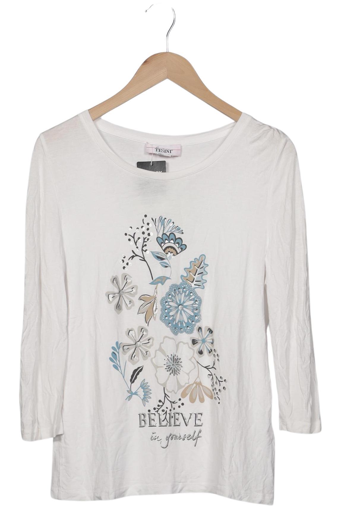 

Linea Tesini by heine Damen Langarmshirt, weiß, Gr. 40