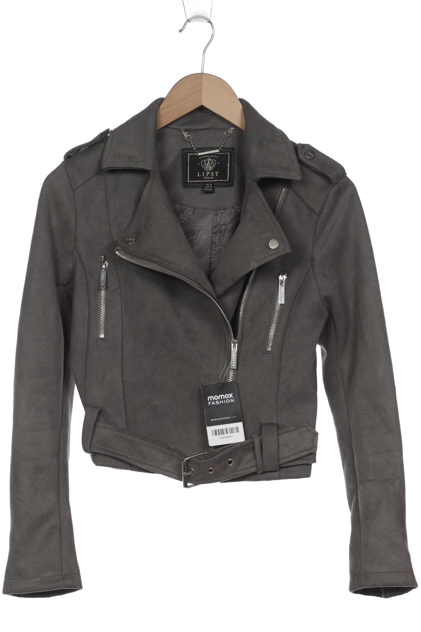 

Lipsy Damen Jacke, grau, Gr. 34