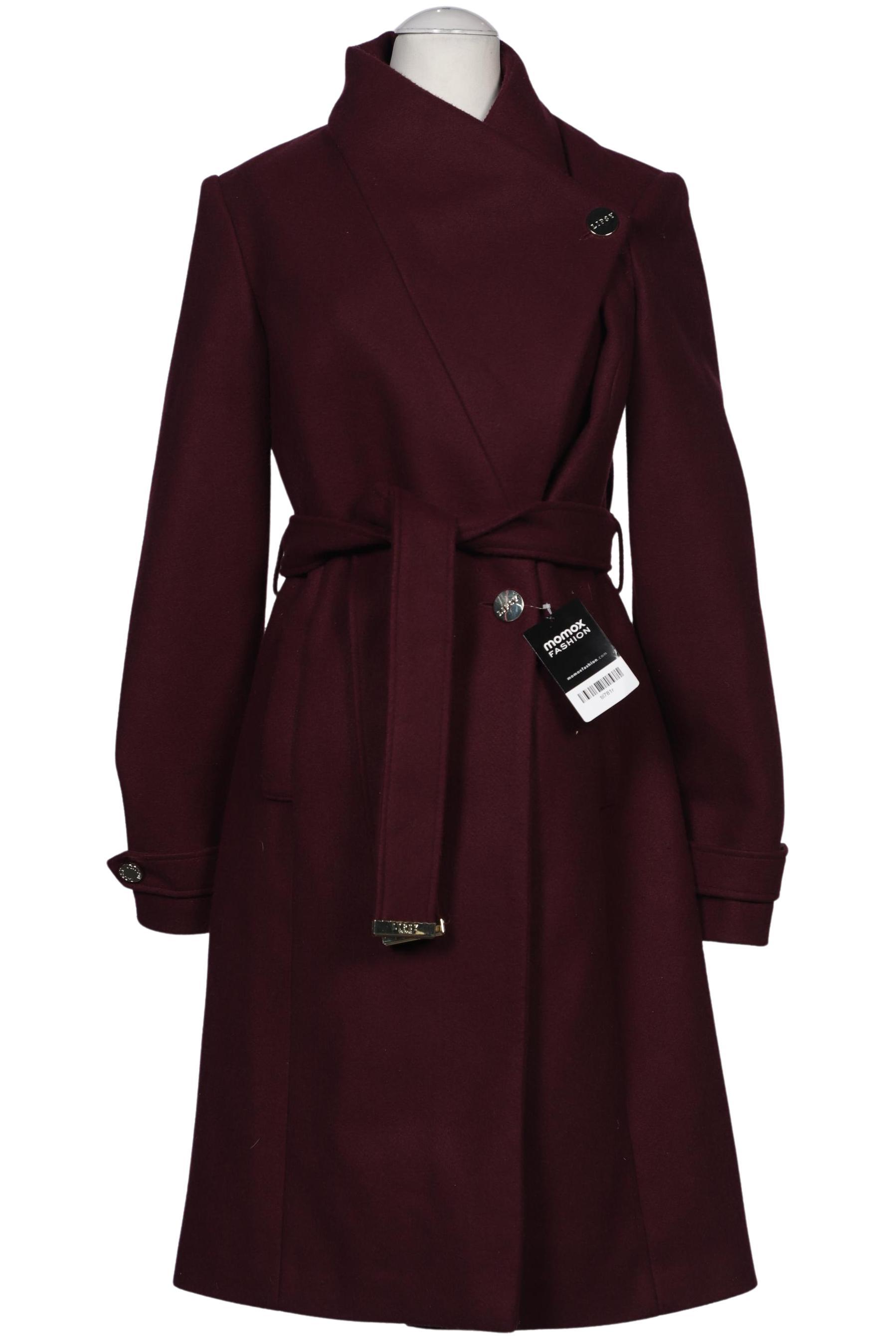 

Lipsy Damen Mantel, bordeaux, Gr. 36